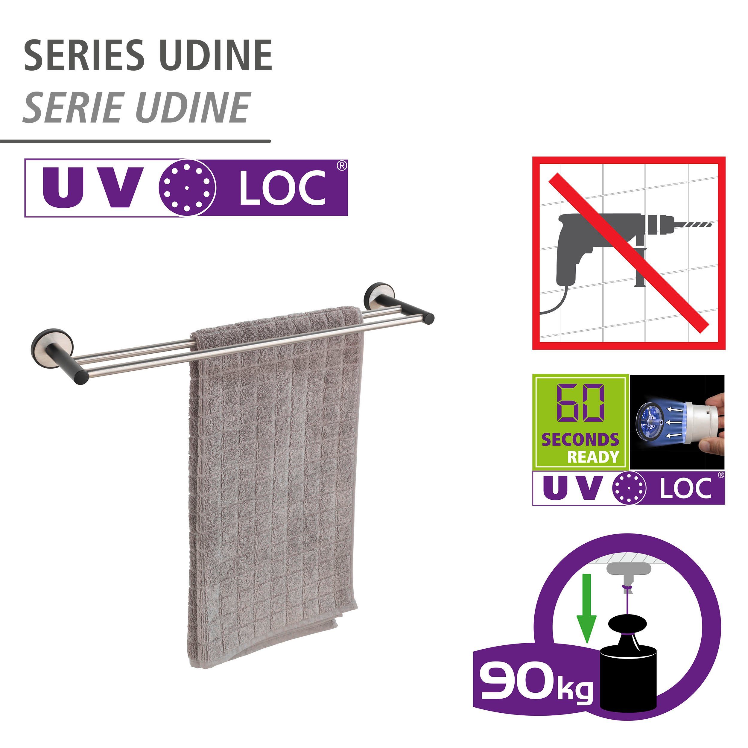 WENKO Handdoekstang UV-Loc® Udine bevestigen zonder boren