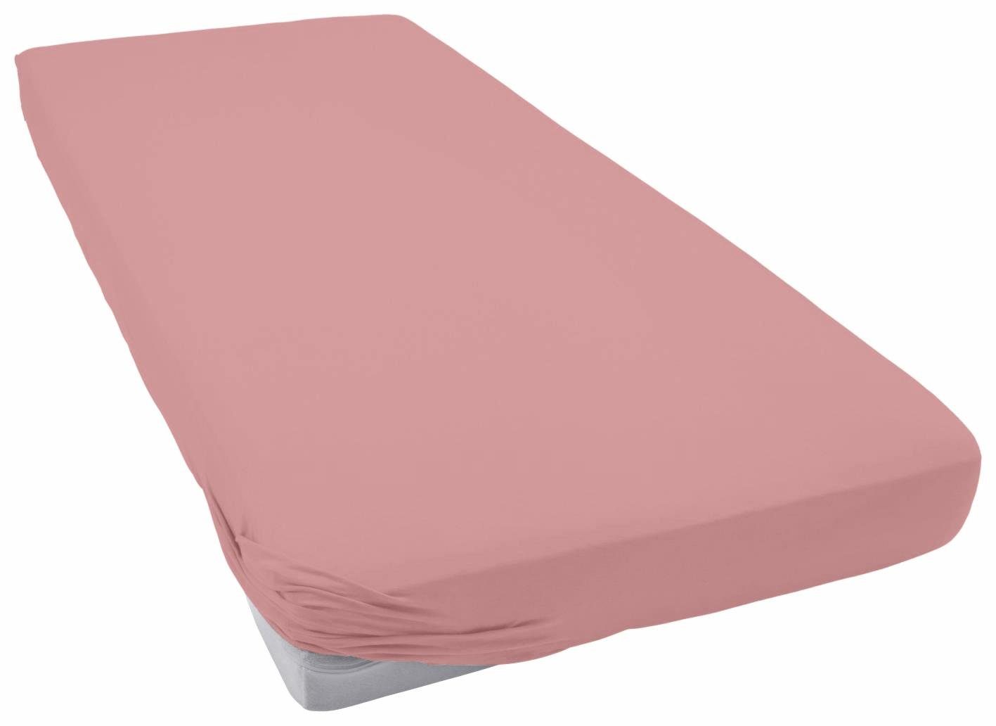 Irisette Hoeslaken Royal 3 (1 stuk) hoeslakens maat 90-100 cm x 190-220 cm roze