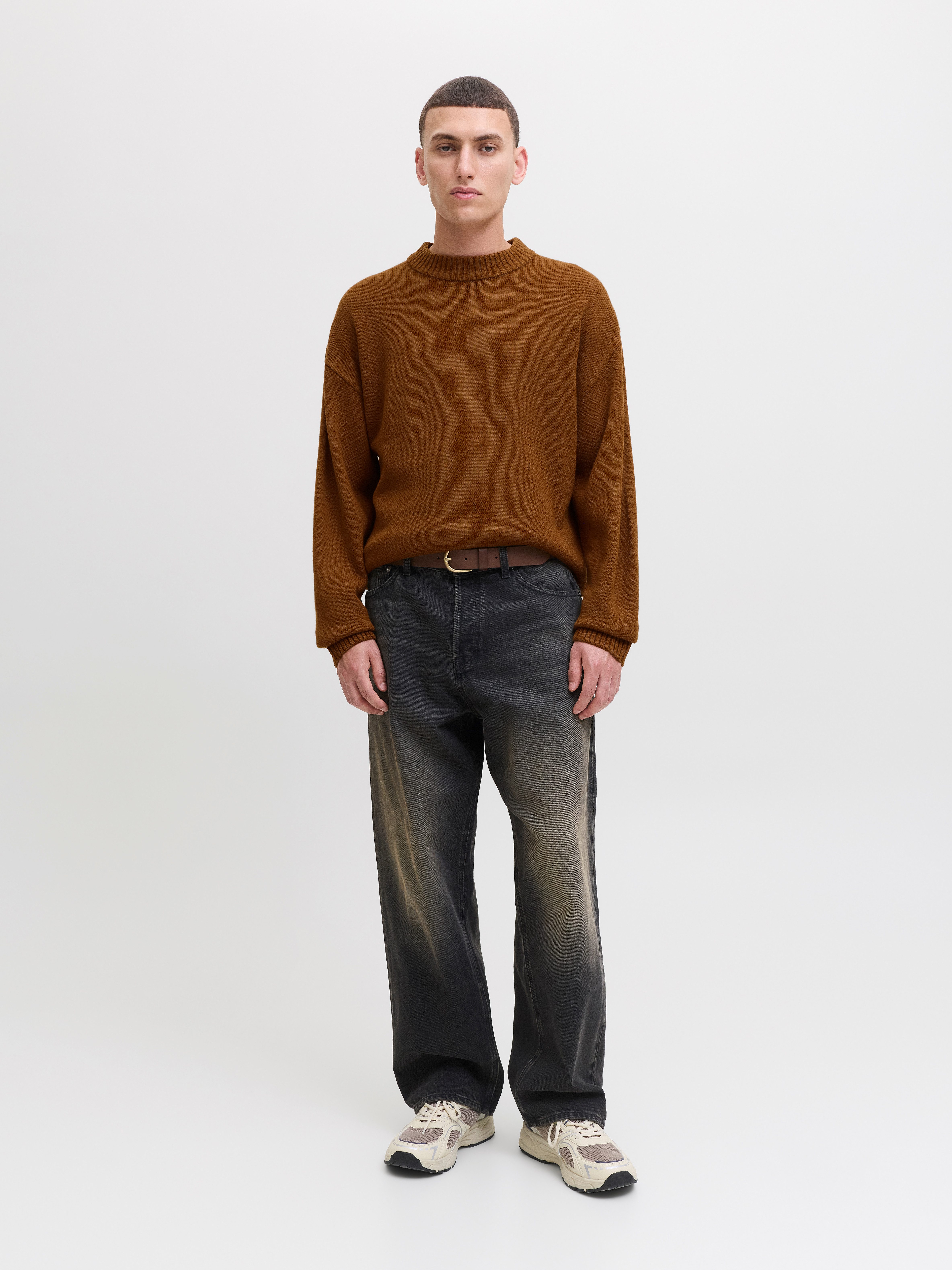 Jack & Jones Gebreide trui JJEURBAN JACK KNIT CREW NECK SN
