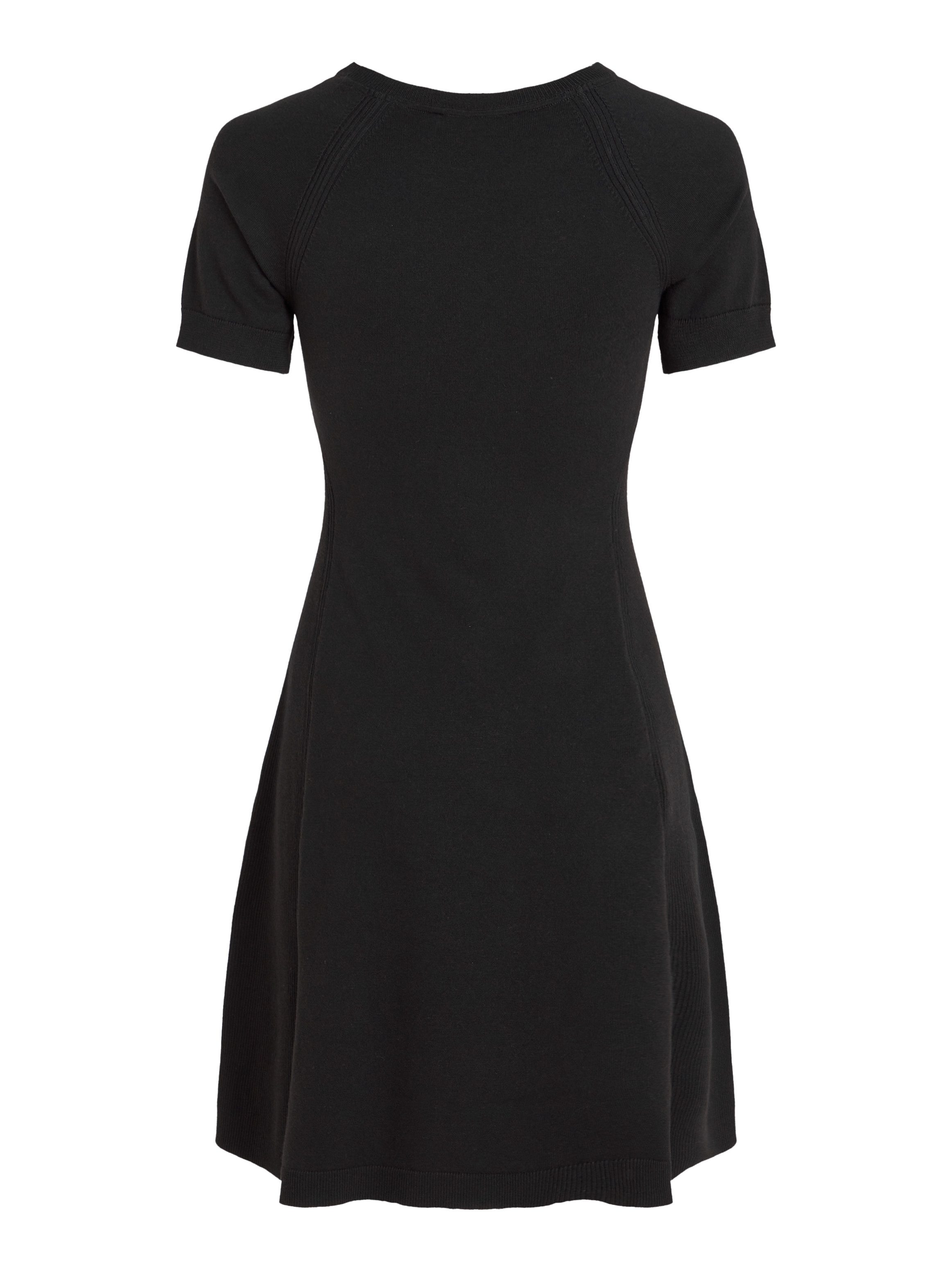 Tommy Hilfiger Jerseyjurk CO JERSEY STITCH F&F DRESS met logoborduursel op borsthoogte