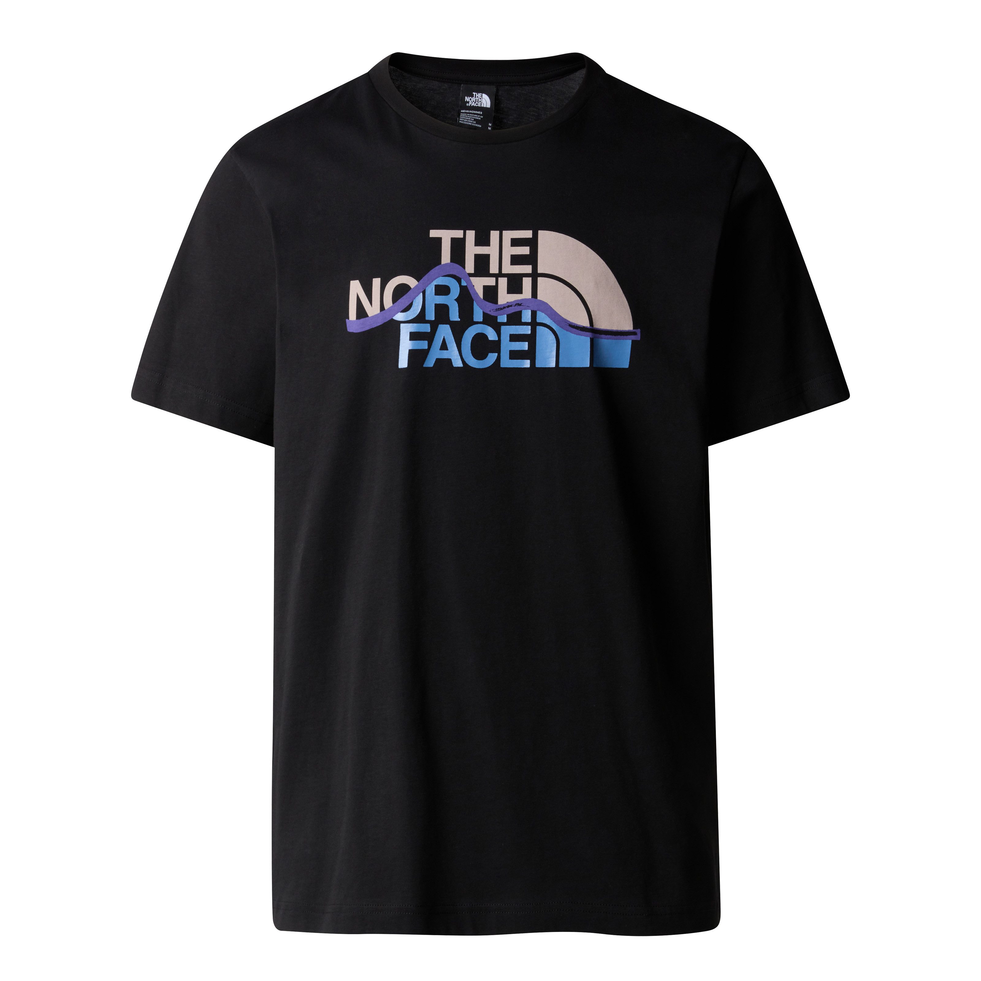 The North Face T-shirt M S/S MOUNTAIN LINE TEE (1-delig)