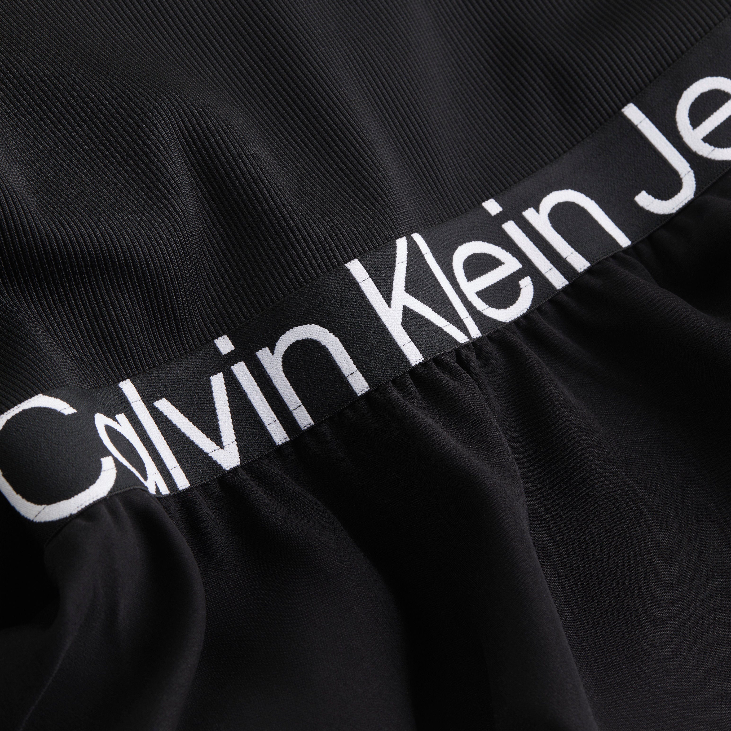 Calvin Klein Skaterjurk LOGO ELASTIC LONG SLEEVE DRESS