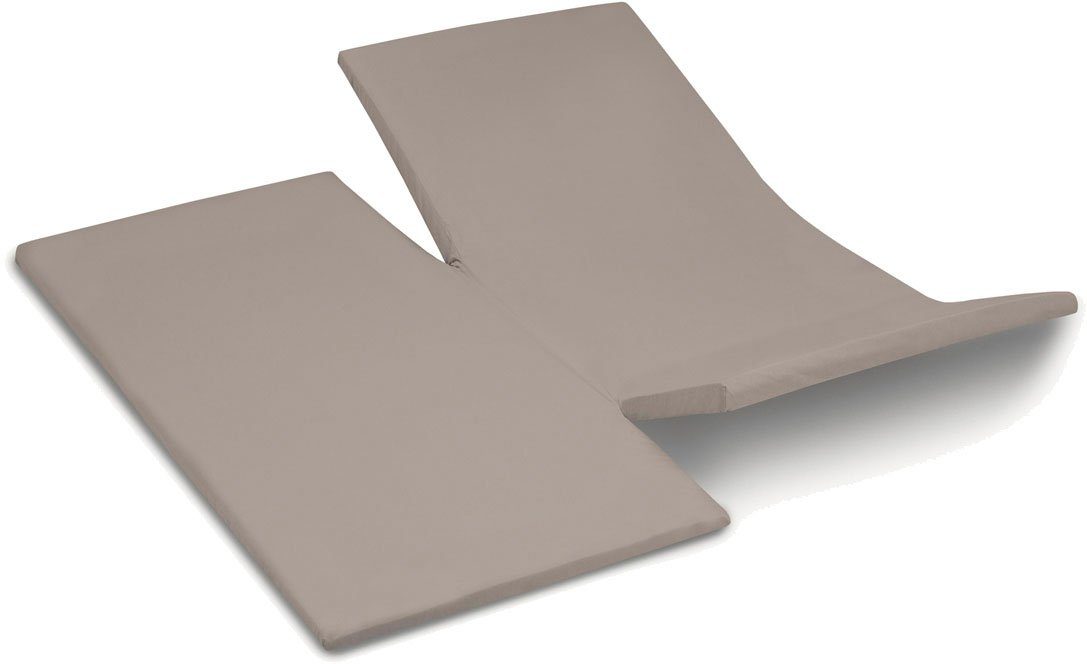 Cinderella Laken Hoeslaken voor double split-topper (tot 15 cm) (1 stuk) hoeslakens bruin