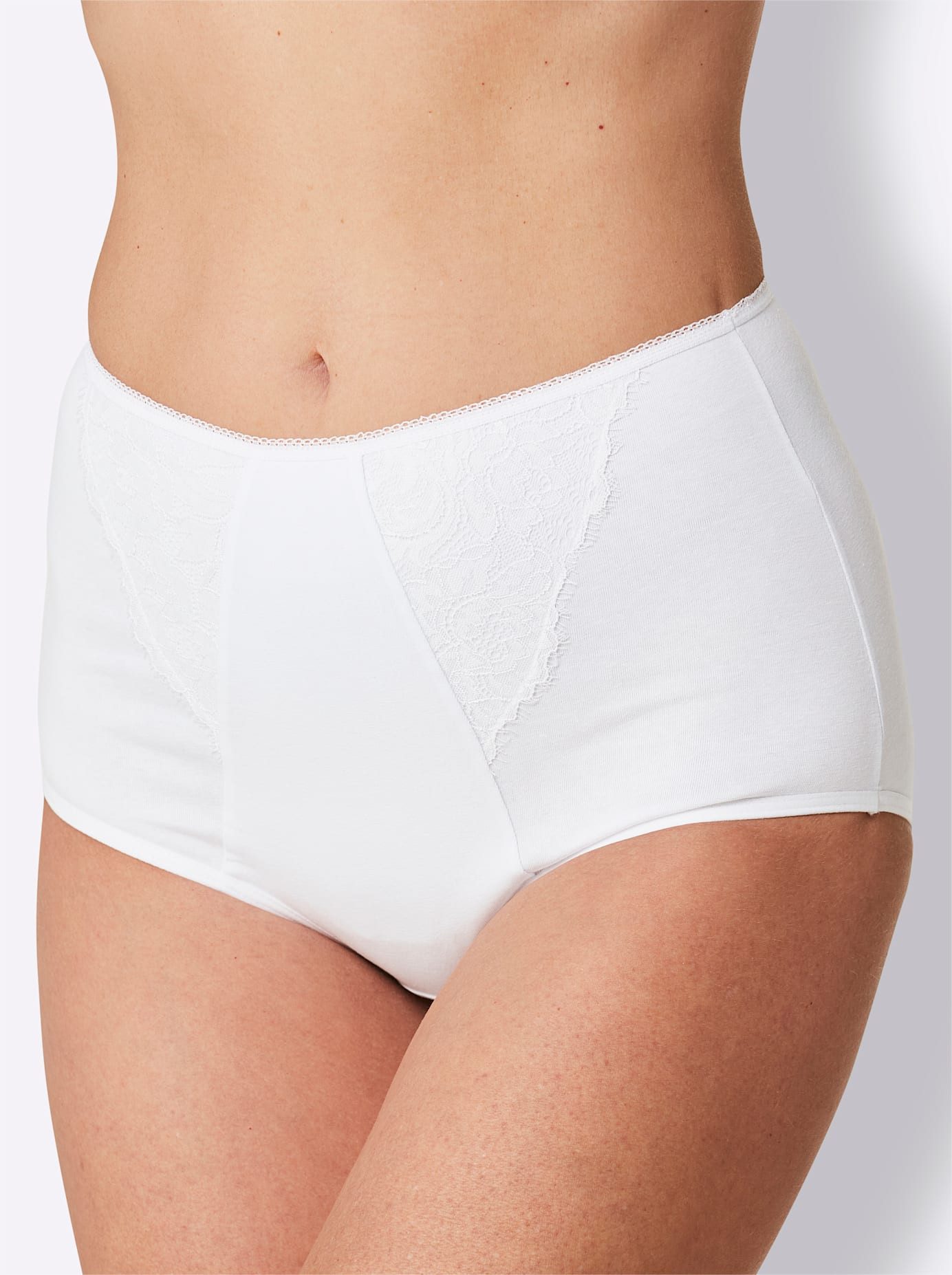 wäschepur Modellerende slip (2 stuks) dames slips maat 52/54 wit