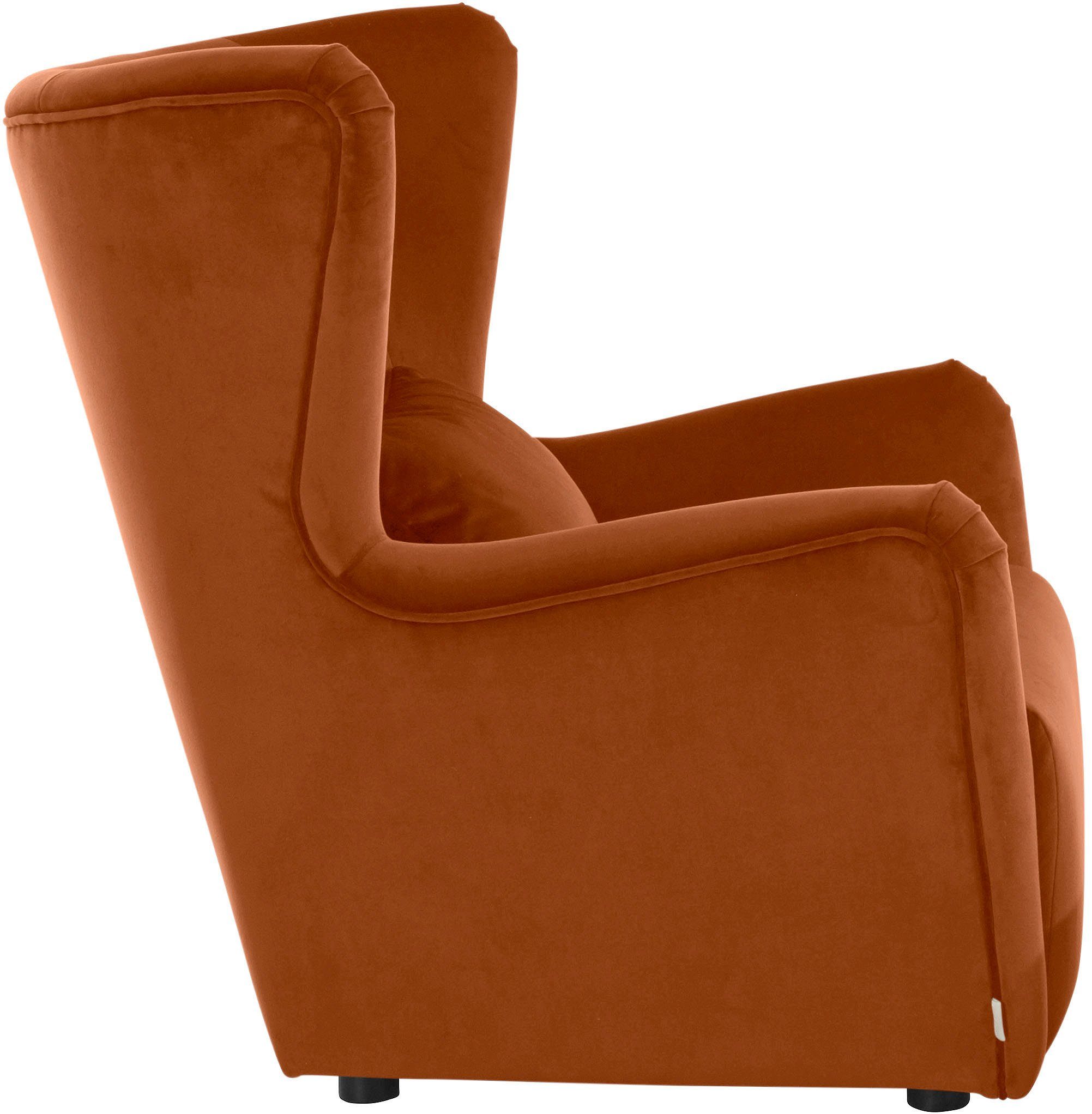 LeGer Home by Lena Gercke Oorfauteuil Levke Stoel naar keuze met of zonder hocker