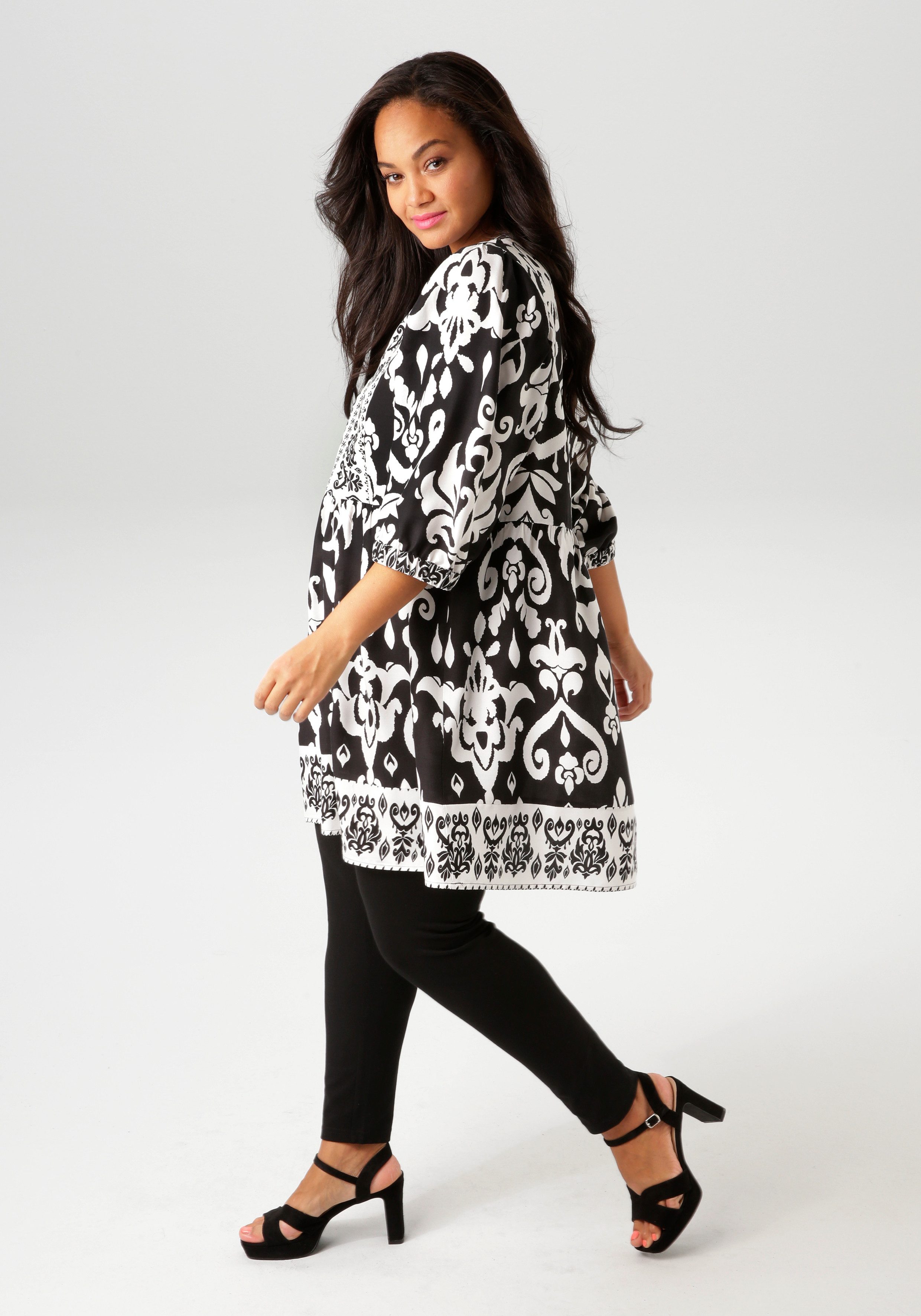 Aniston PLUS Legging van elastische single jersey-kwaliteit