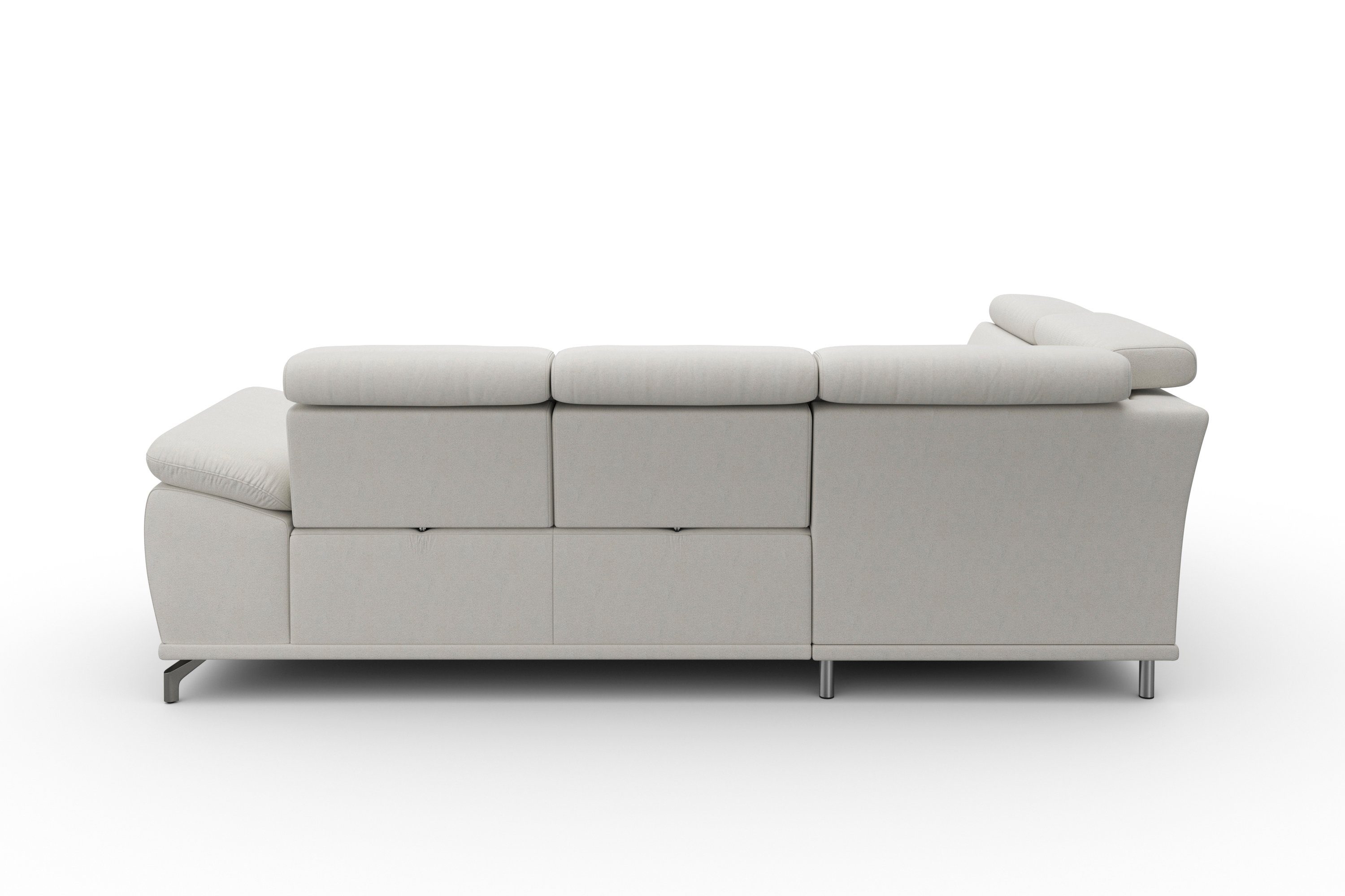 sit&more Hoekbank Cabrio L-vorm, met zitdiepteverstelling, arm- en hoofdsteunverstelling