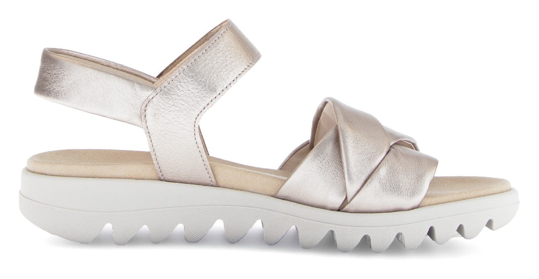 Gabor Sandalen , zomerschoen, wedge-sandaal, comfort-schoen met klittenbandsluiting