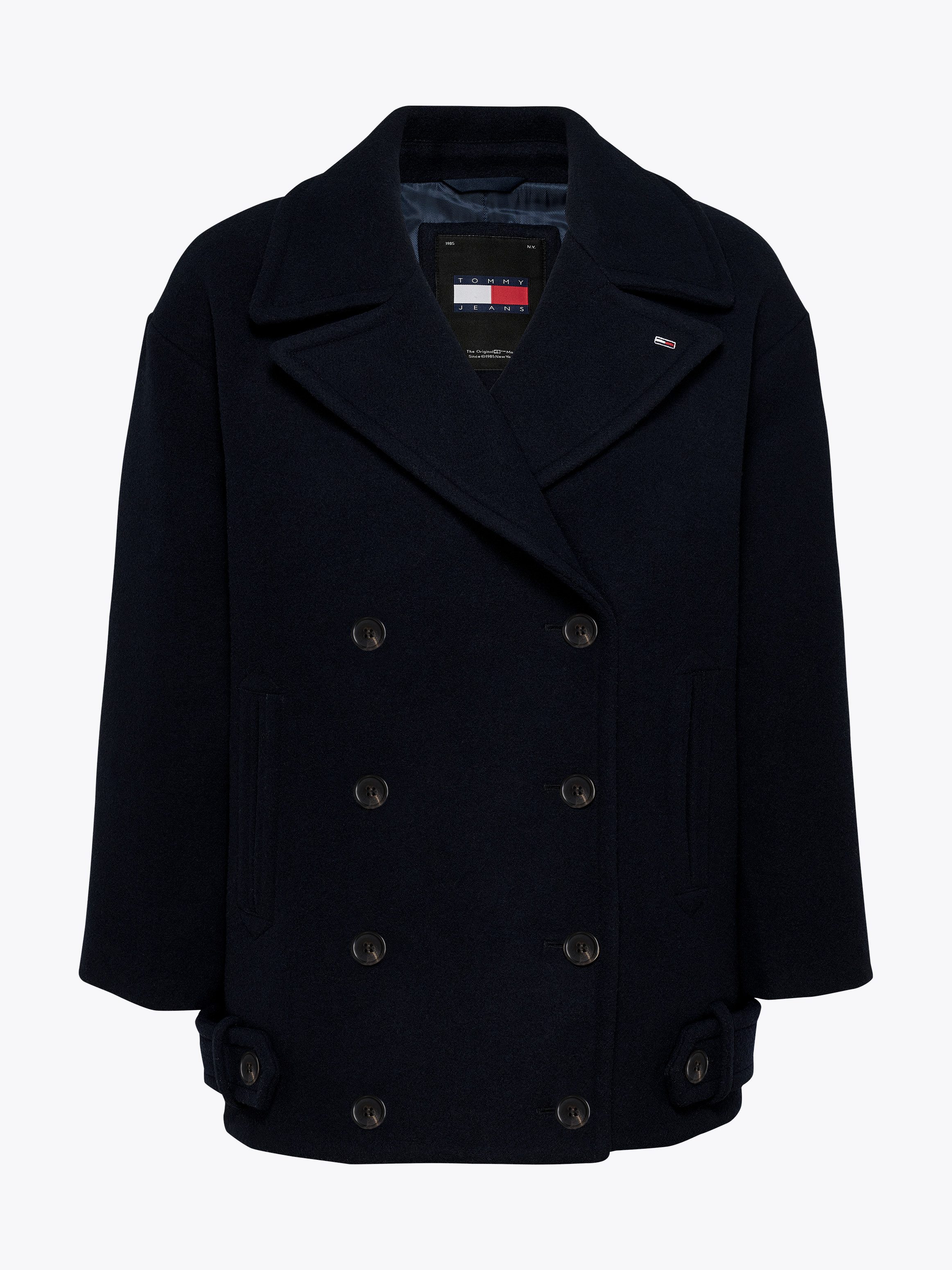 TOMMY JEANS Korte jas TJW WOOL PEACOAT