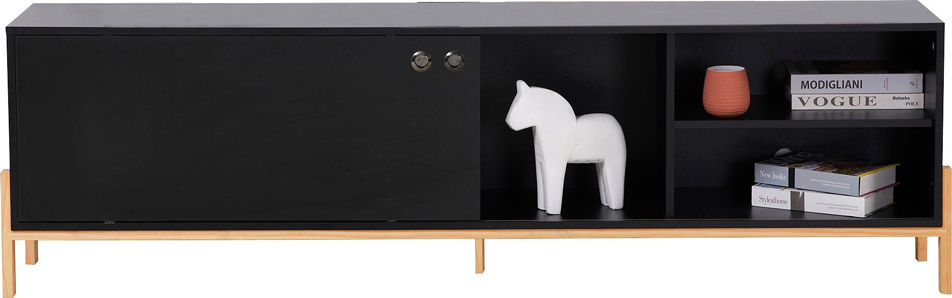 INOSIGN Tv-meubel Melia Commode met kabeldoorvoeren