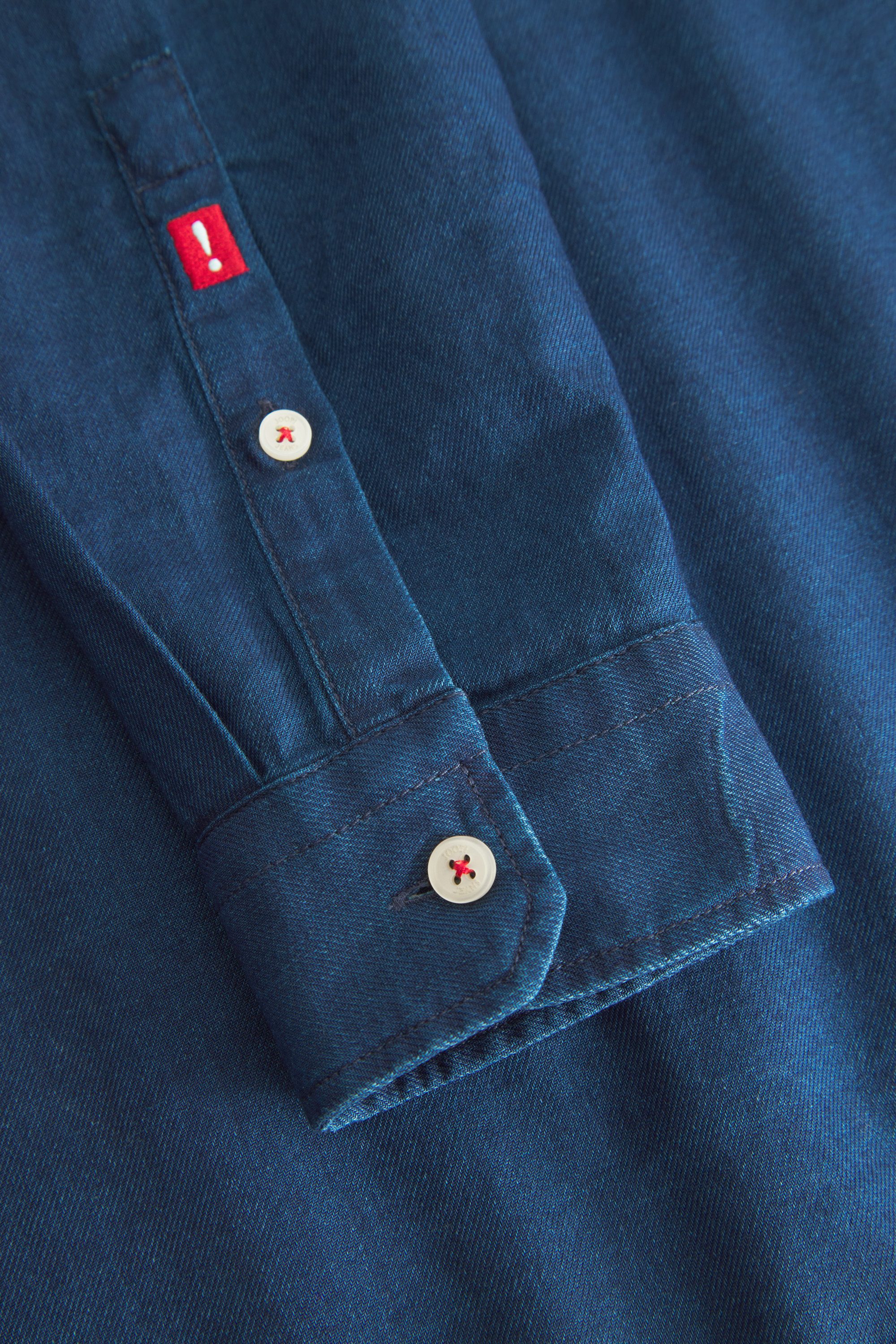 Joop Jeans overhemd Heli3-W Logoborduring slim fit