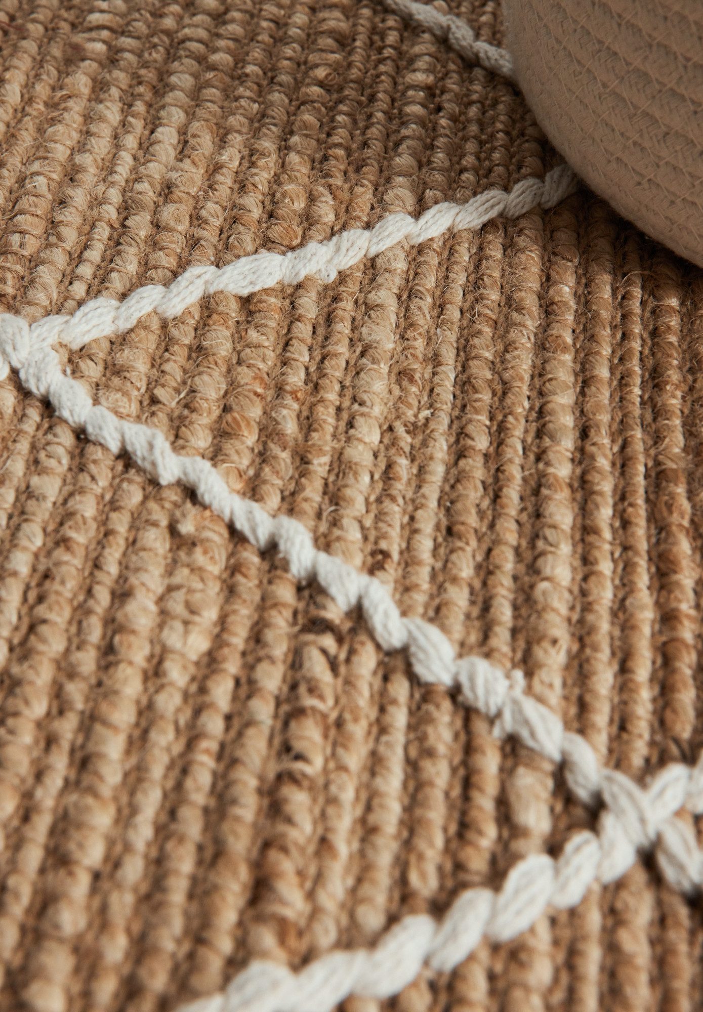 HANSE Home Vloerkleed Kunu jute tapijt Natuurlijke vezels, jute met katoen, woonkamer, hal, gang, boho, scandi