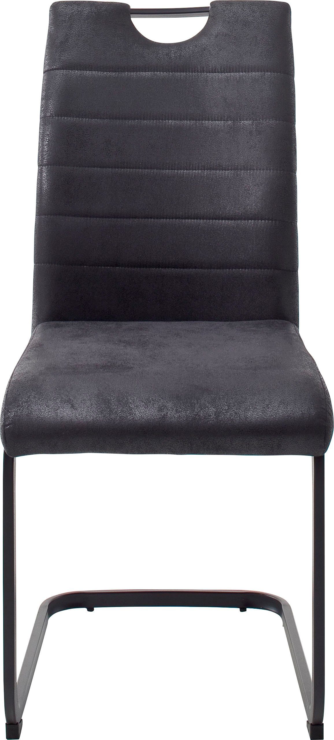 MCA furniture Eetkamerstoel Bilbao met bekleding in vintage-look, belastbaar tot 120 kg (set, 4 stuks)