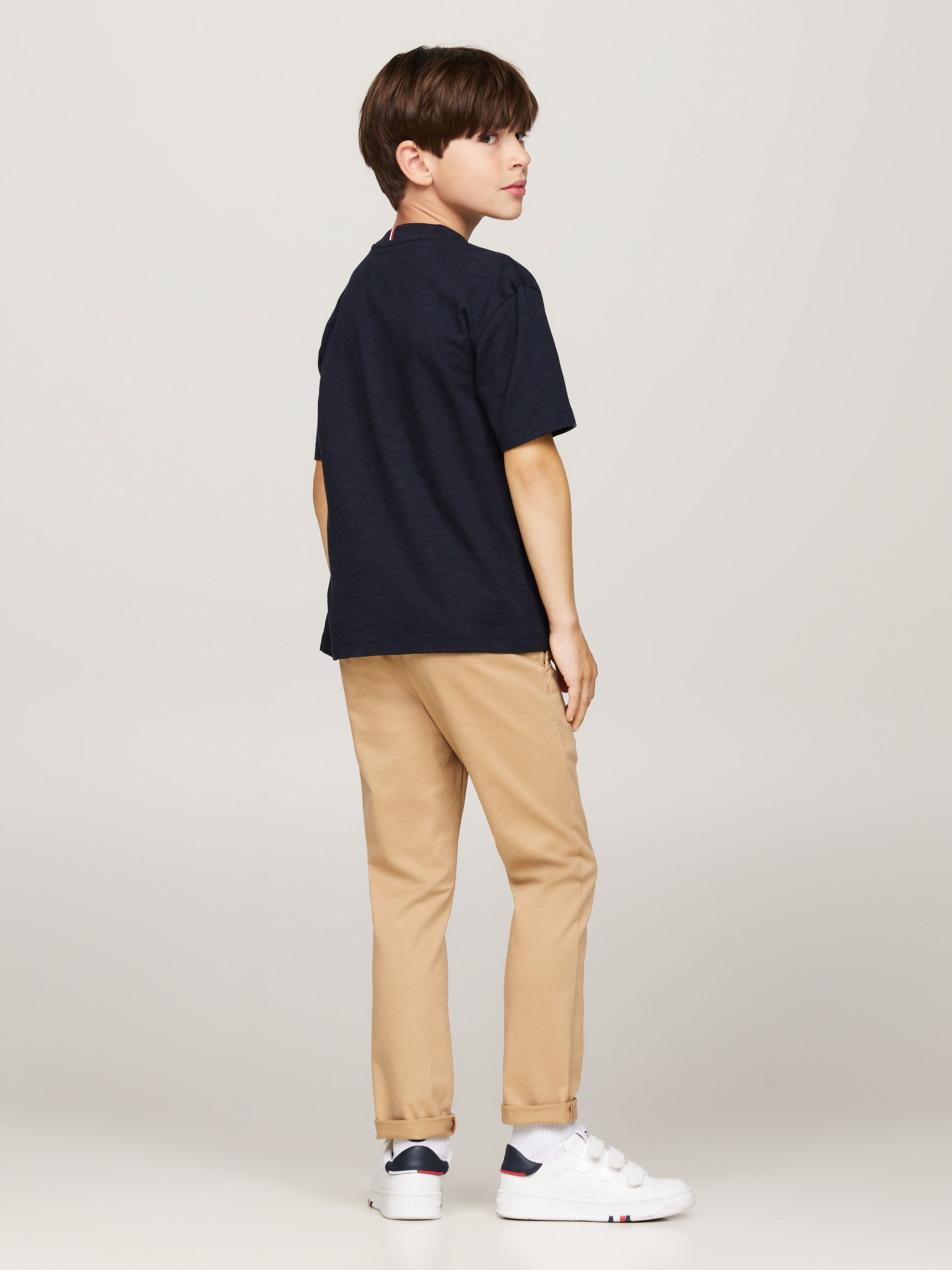 Tommy Hilfiger Shirt met korte mouwen MONOTYPE EMBROIDERED REG TEE SS