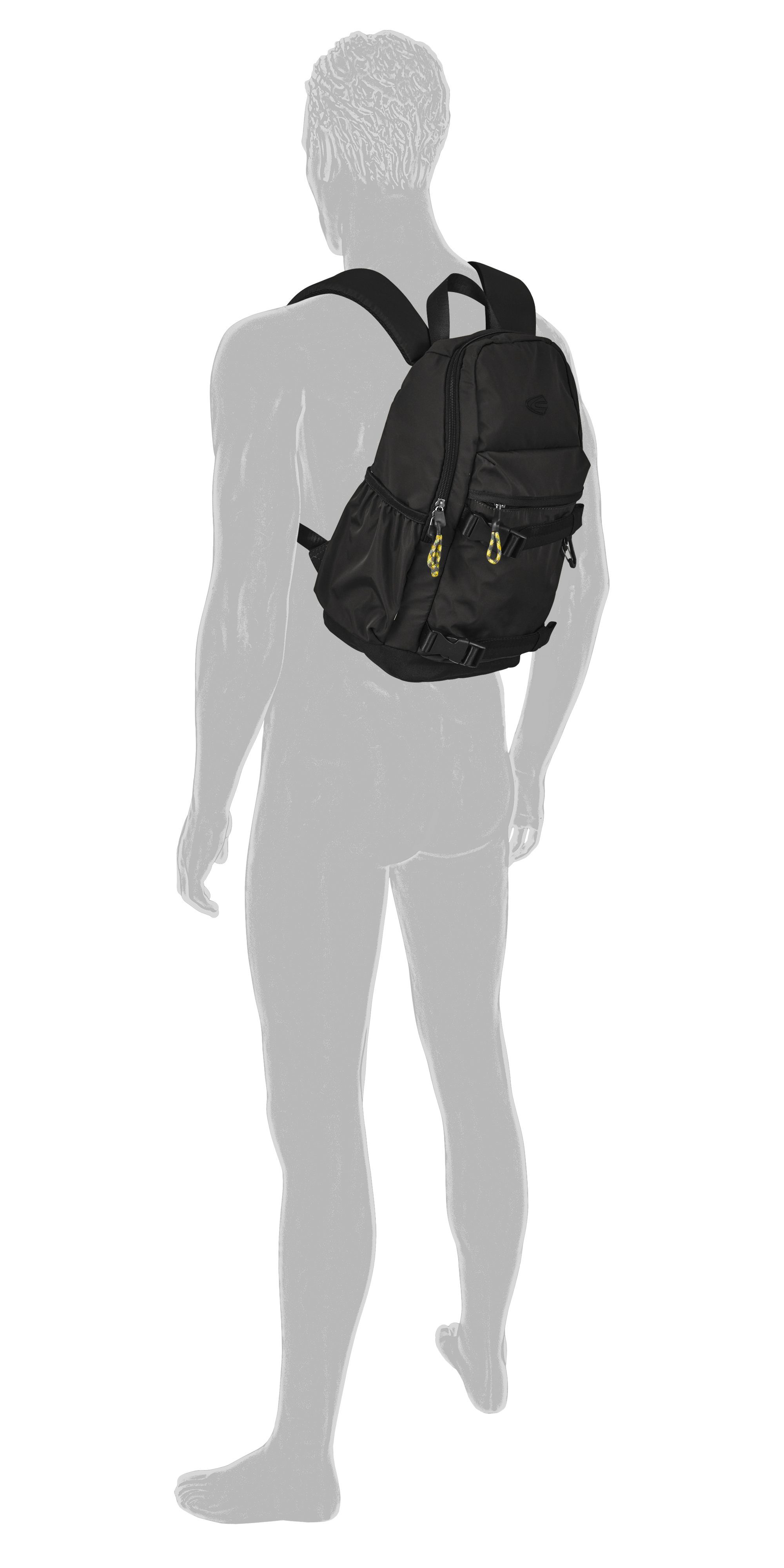 camel active Rugzak Terra van gerecycled nylon en volumineus aangebrachte zakken
