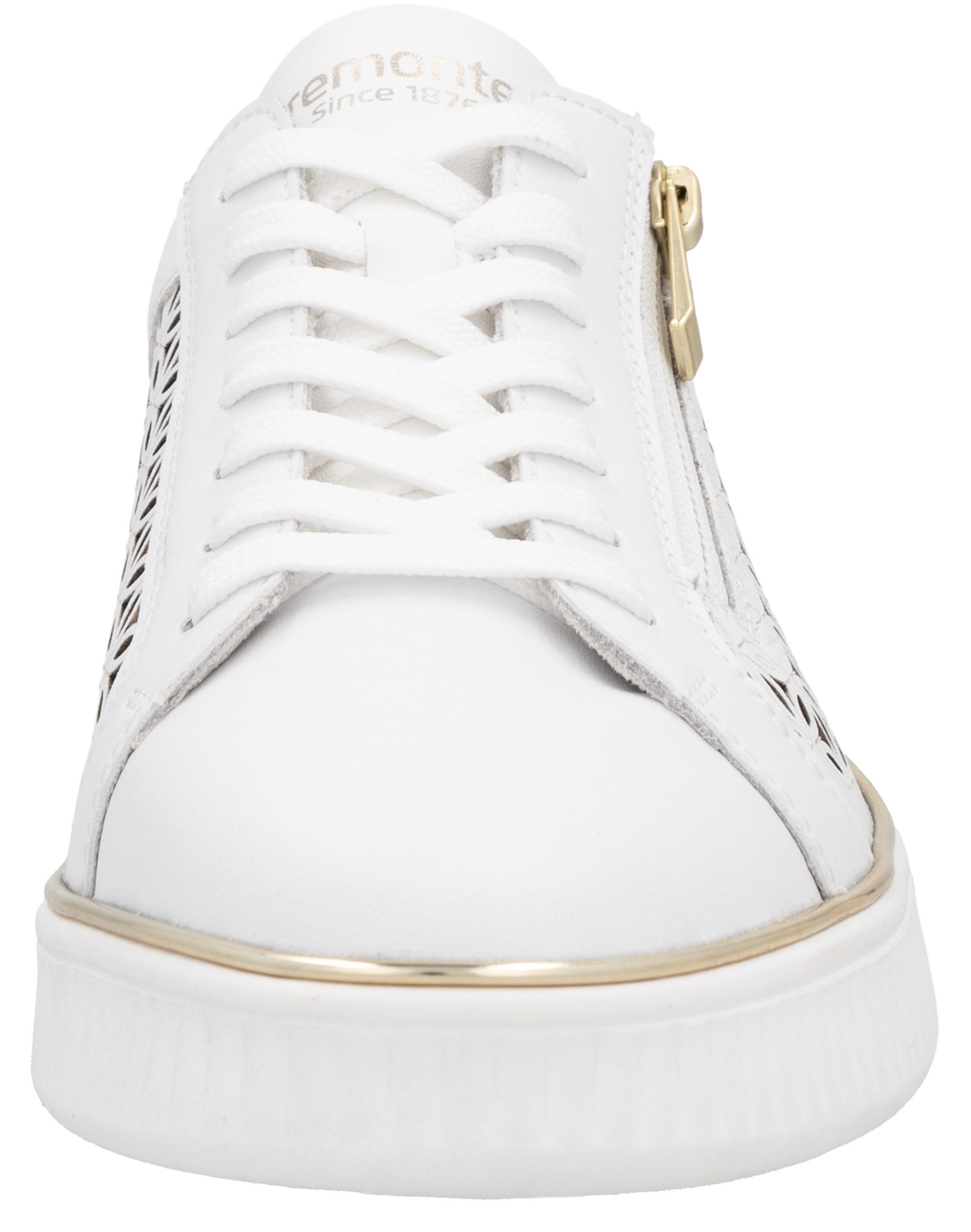 Remonte Plateausneakers , vrijetijdsschoen, veterschoen, lage schoen met perforatie