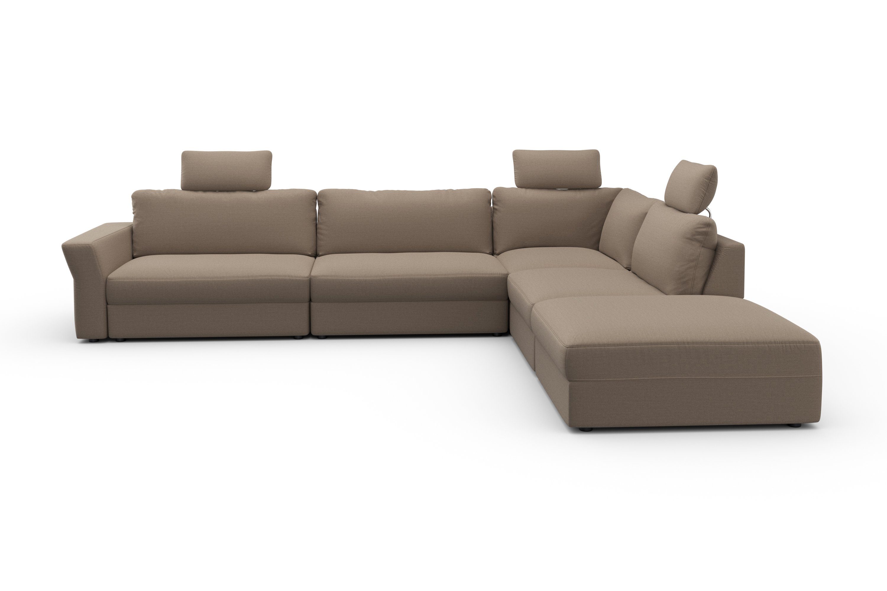 sit&more Hoekbank Cadabra L-vorm Breedte 356 cm, met zitdiepteverstelling