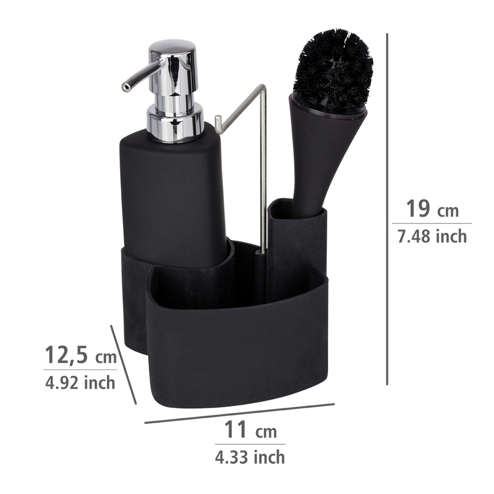 WENKO Dispenser voor afwasmiddel Model Empire (set, 3-delig)