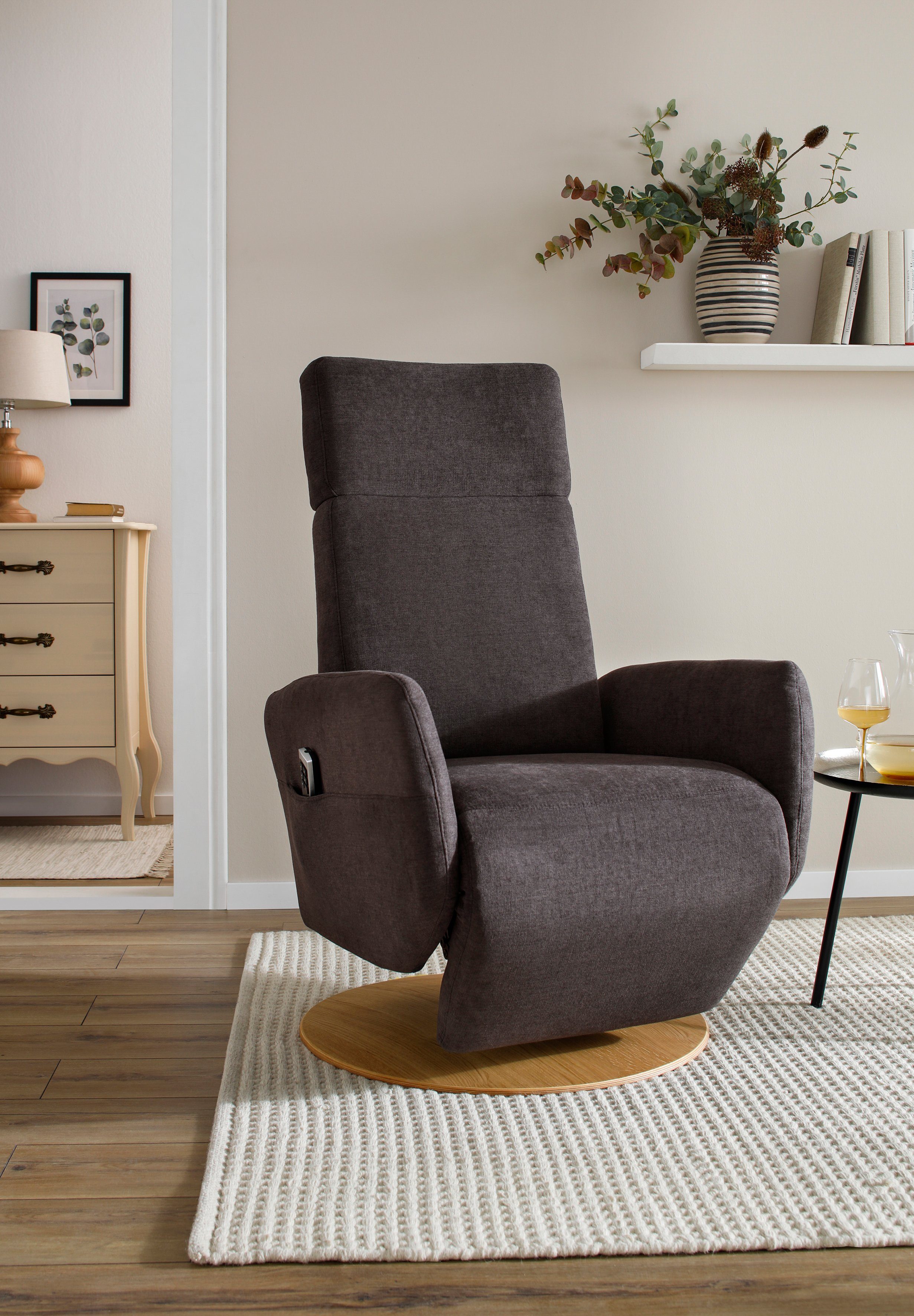 Places of Style Relaxfauteuil Conville naar keuze met 2 motoren, 2 motoren en accu of met 2 motoren 