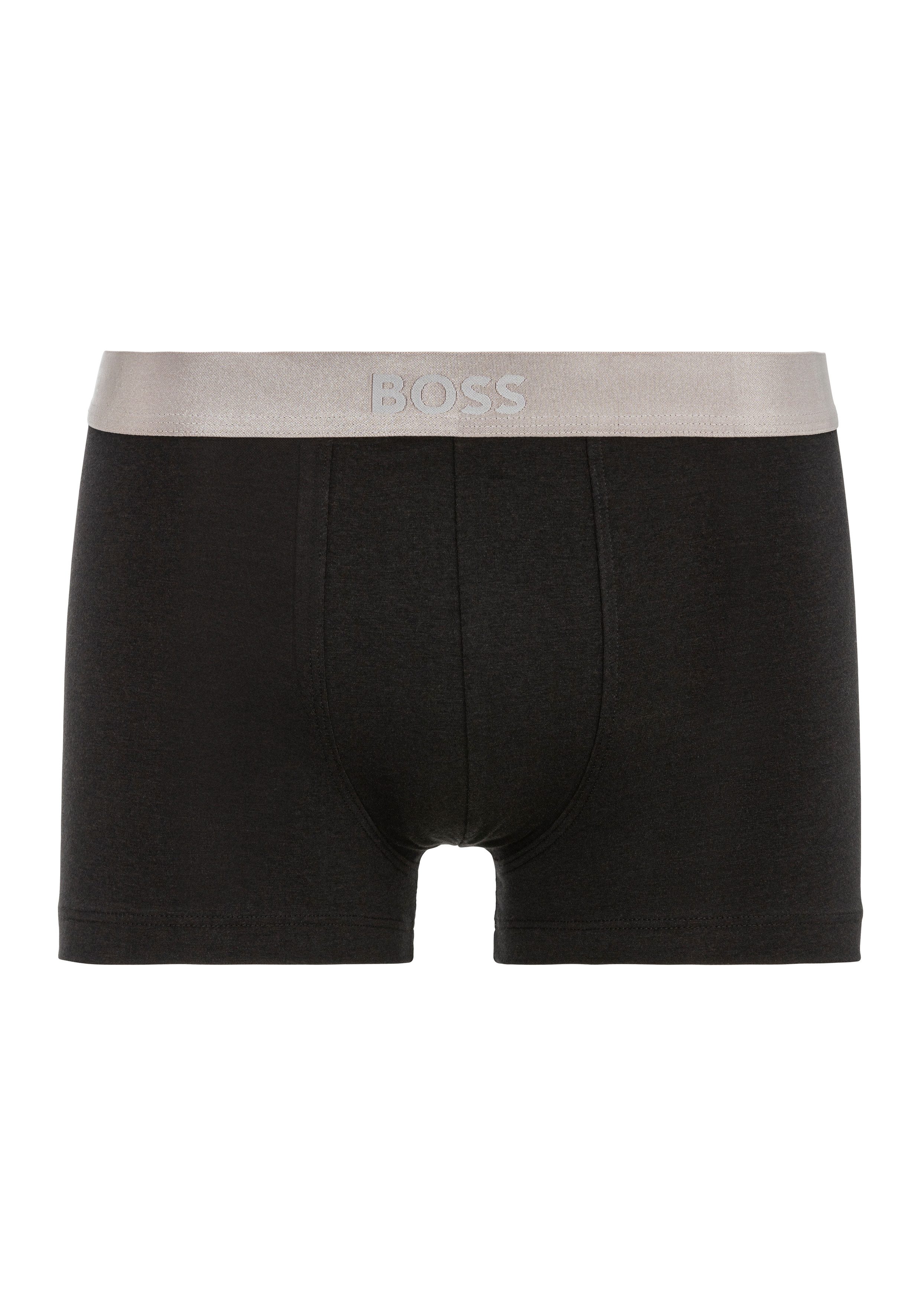 BOSS Trunk 3P Metallic met elastische band (3 stuks)