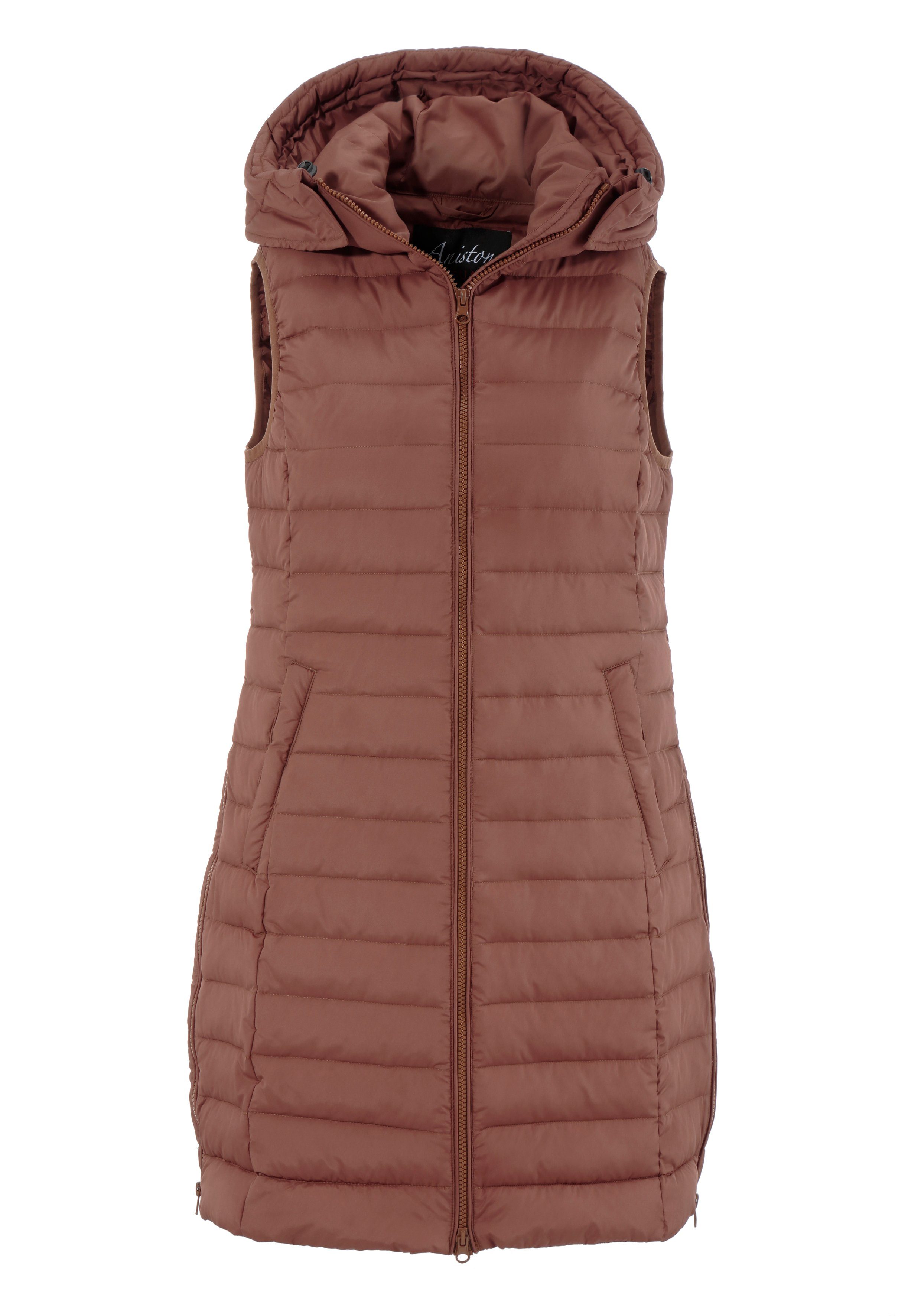 Aniston CASUAL Bodywarmer met verstelbare capuchon