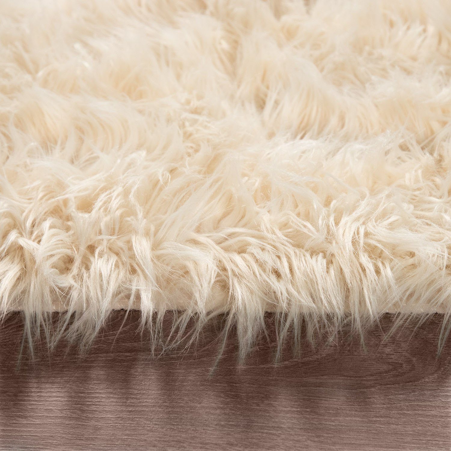 Paco Home Hoogpolige loper Playa 960 Loper, imitatiebont, flokati-look, heerlijk zacht, unikleuren