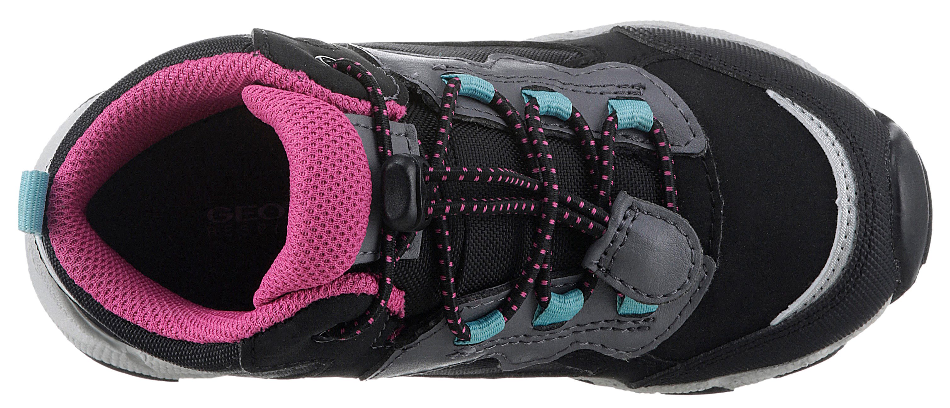 Geox Sneakers J MAGNETAR G. B ABX Trekkinglaarzen, veterschoenen, kinderschoen in TEX-uitvoering