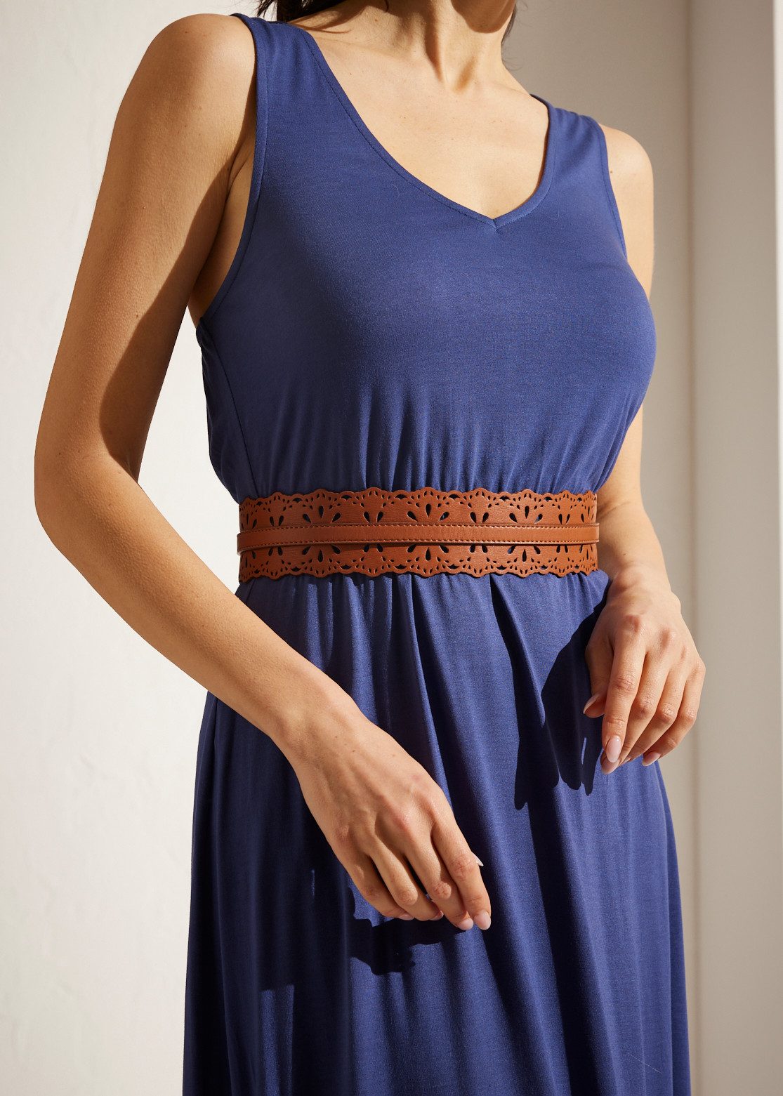 Lascana Tailleriem Cut-out riem met trendy cut-outs, riem voor jurk & overall, buikriem