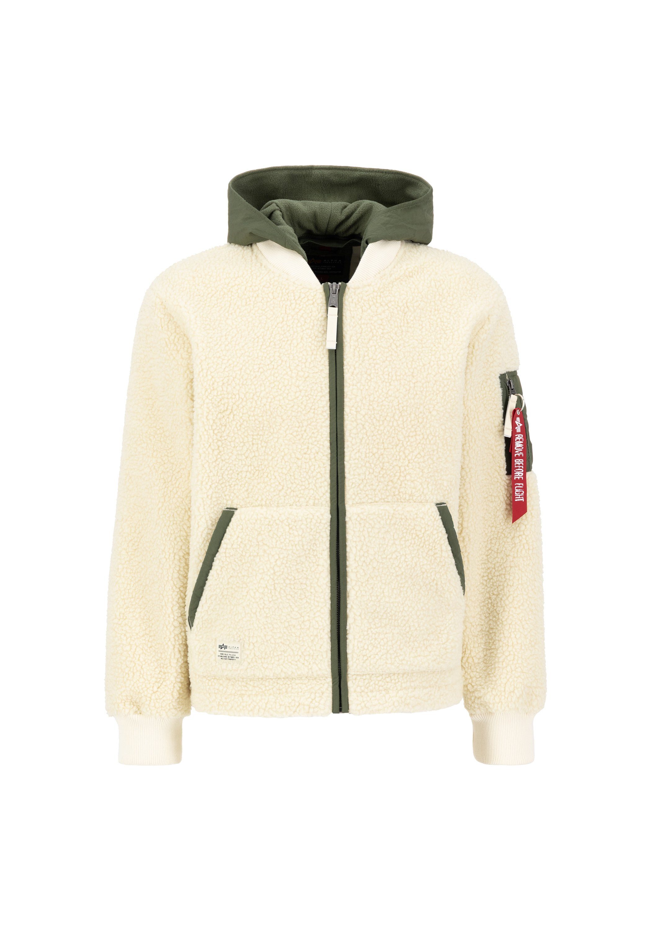 Alpha Industries Bomberjack Alpha Industries Men - Bomber Jackets Teddy Nylon ZH Jacket heren jassen maat M wit
