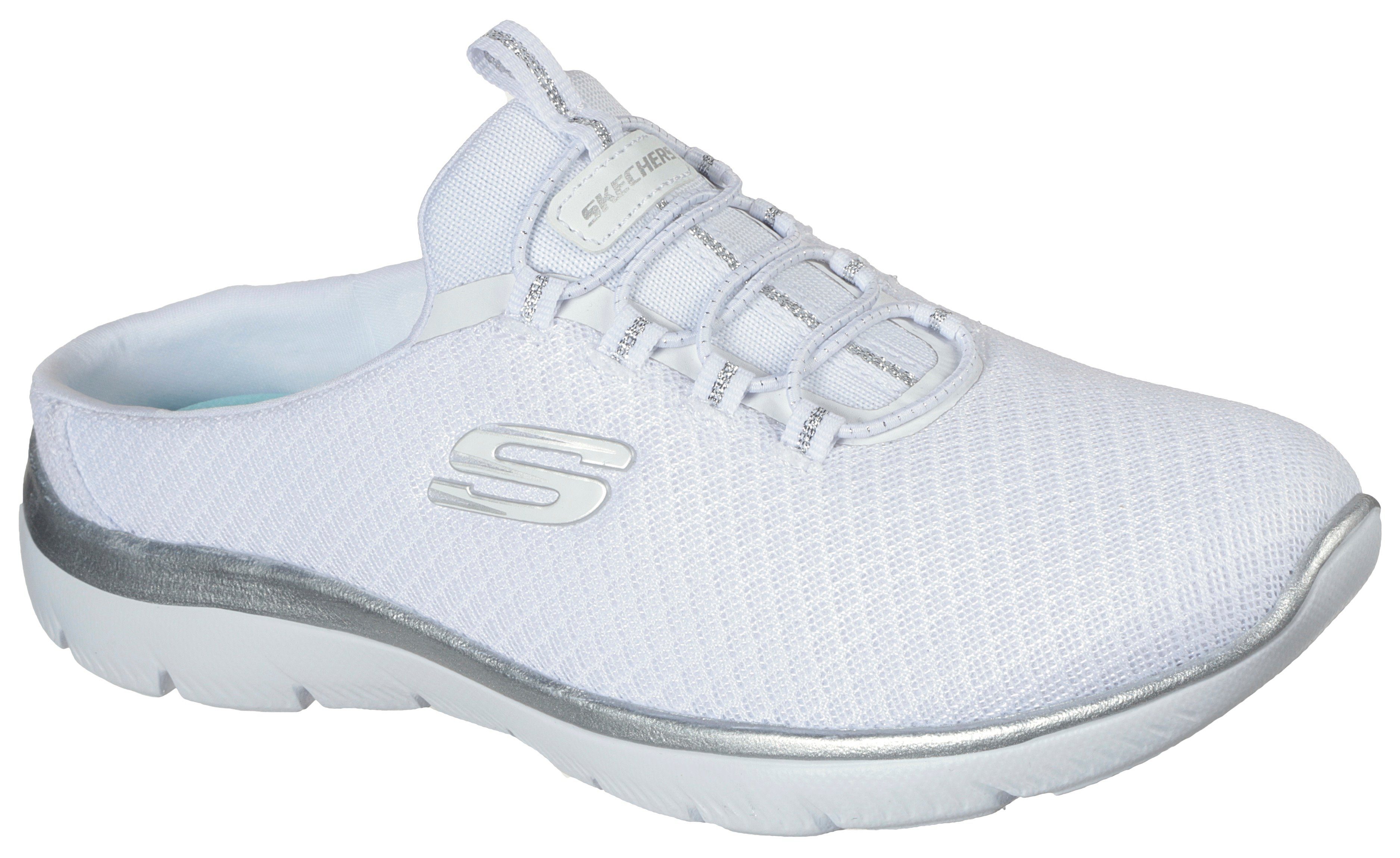 Skechers Sabots SUMMITS SWIFT STEP Zomerschoen, slippers, instapschoen in vegan uitvoering
