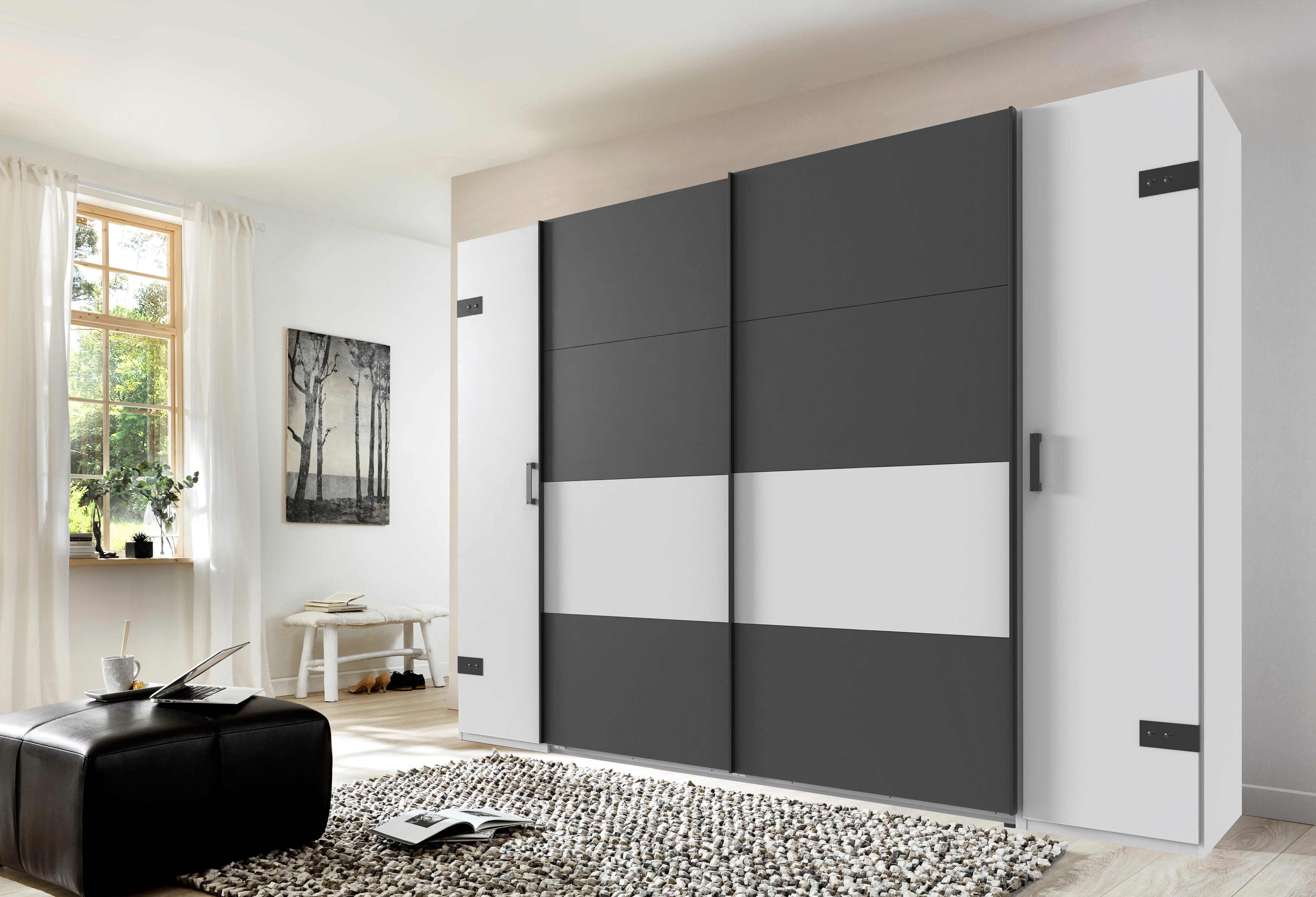 Wimex Kledingkast Stockholm, rustieke uitstraling in industrieel ontwerp, Made in Germany