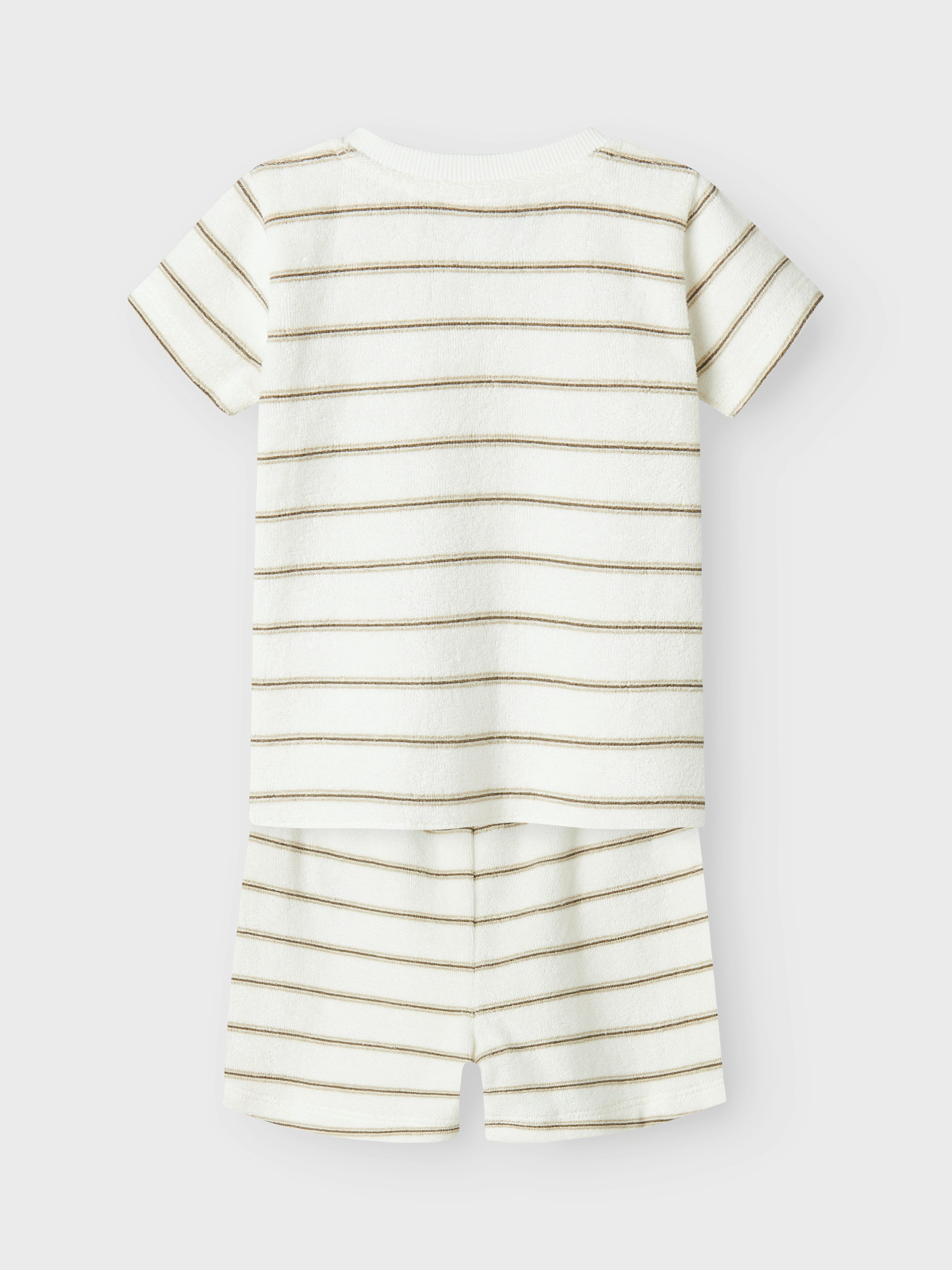 Name It Homesuit NBNOTERRY SS TOP SET bestaande uit shirt en broek (set, 2-delig)