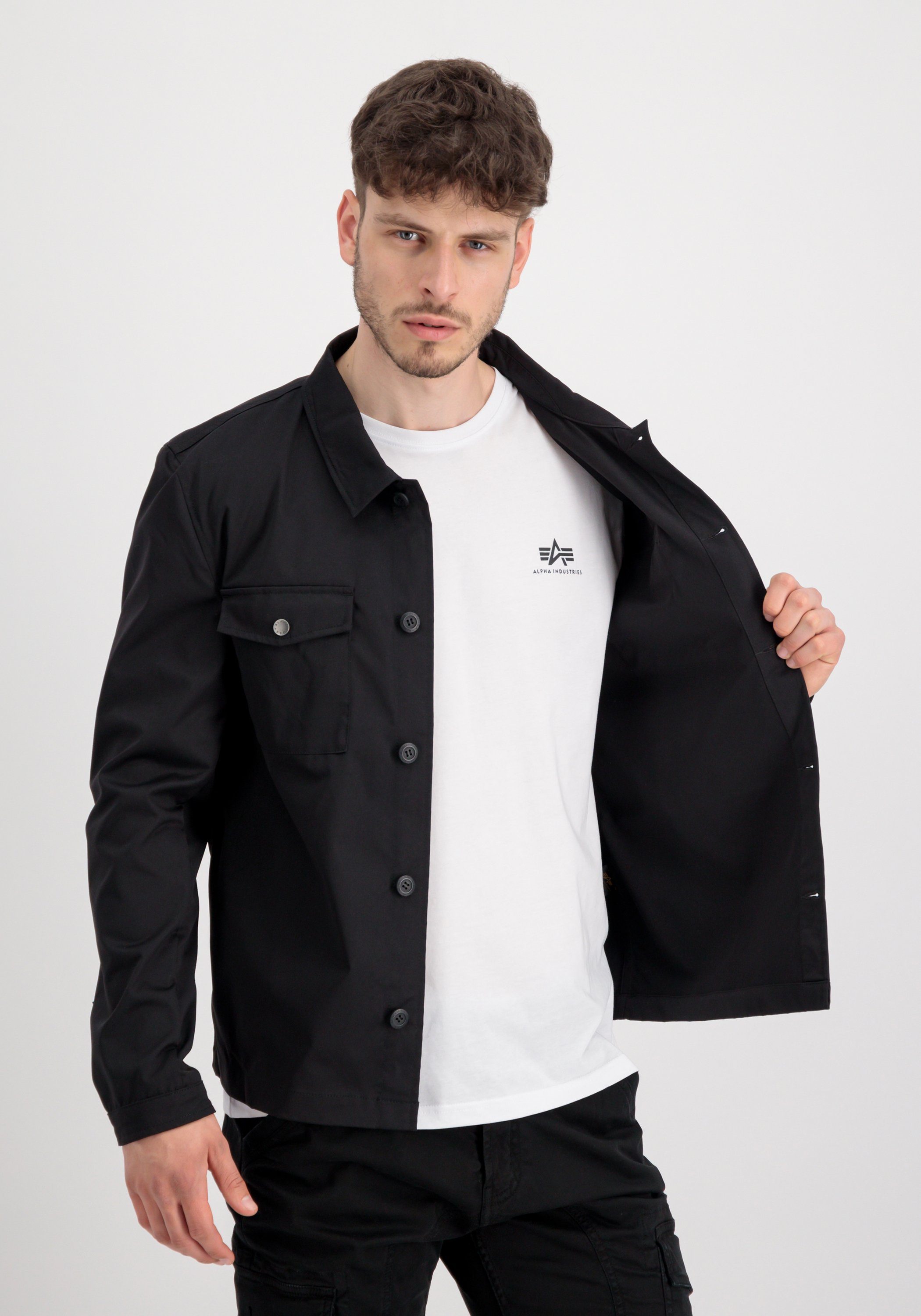Alpha Industries Overhemdjasje ALPHA INDUSTRIES Men - Overshirts Alpha Overshirt