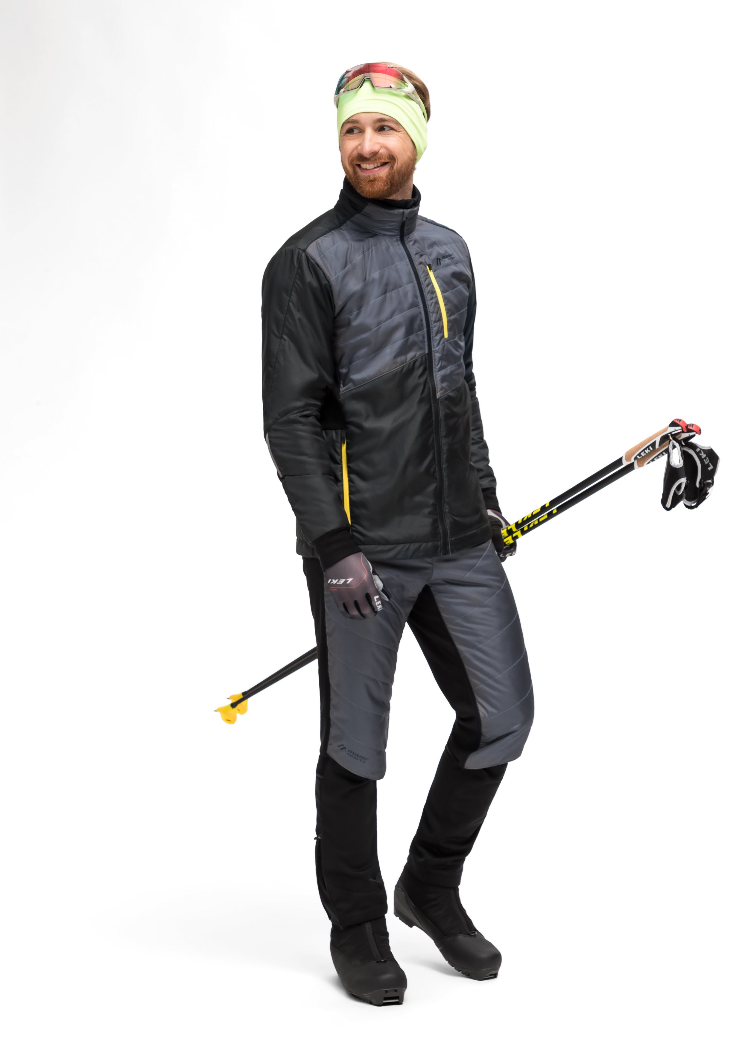 Maier Sports Skibroek Skjoma Pants M Heren langlaufbroek, 4-weg stretch, gewatteerde skitoerenbroek