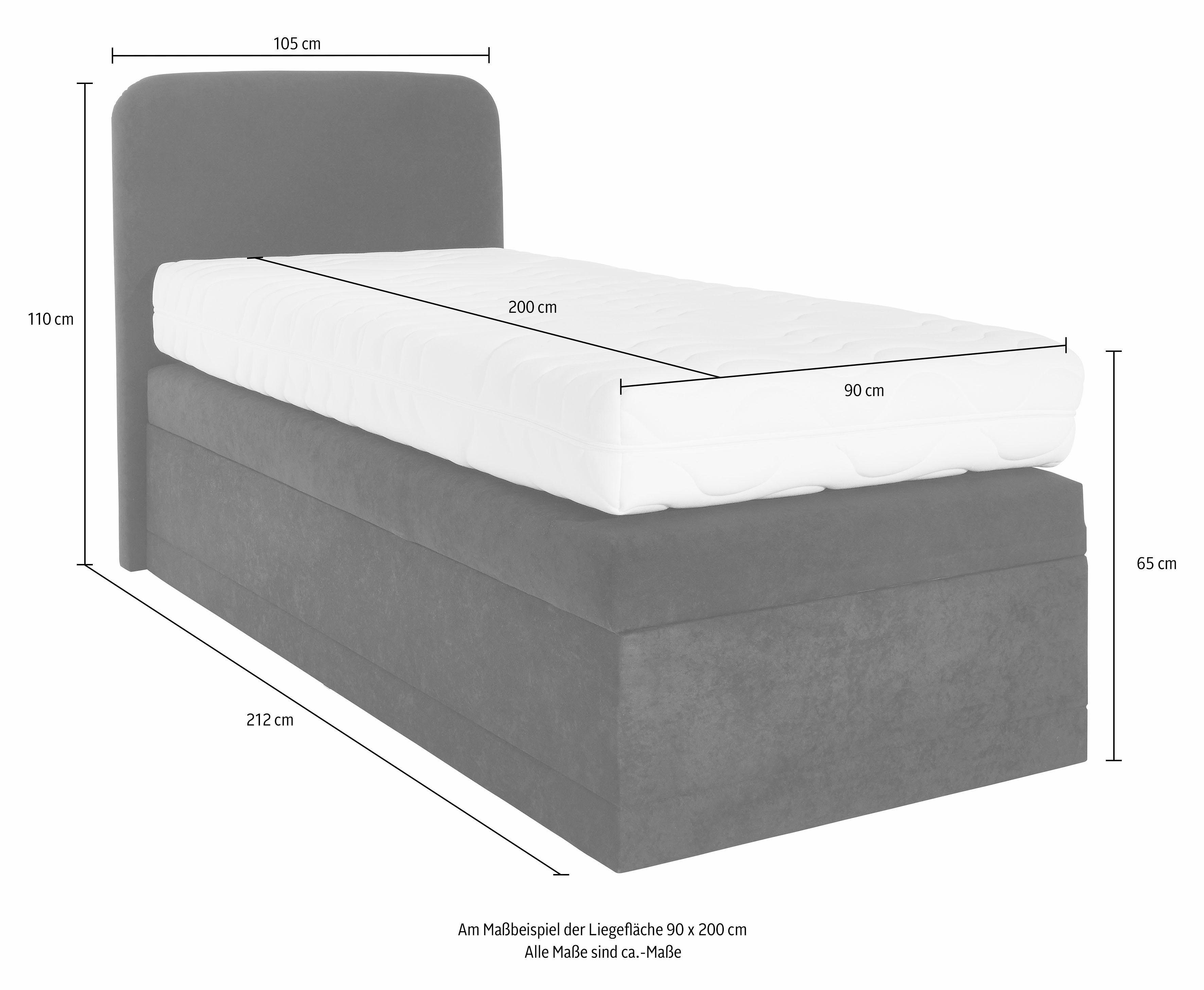Westfalia Polsterbetten Boxspring naar keuze met bedkist