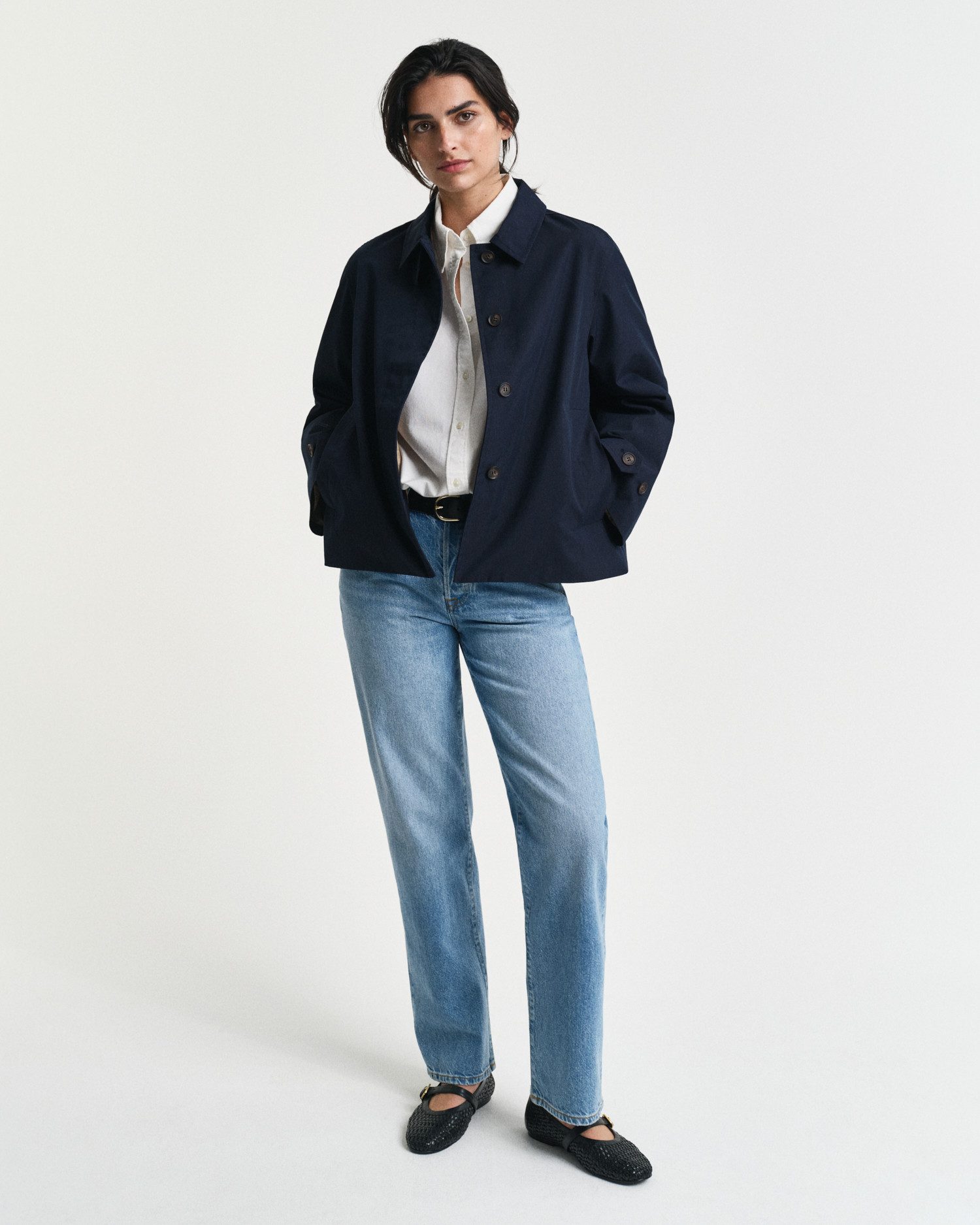 Gant Korte jas SHORT COTTON CAR COAT
