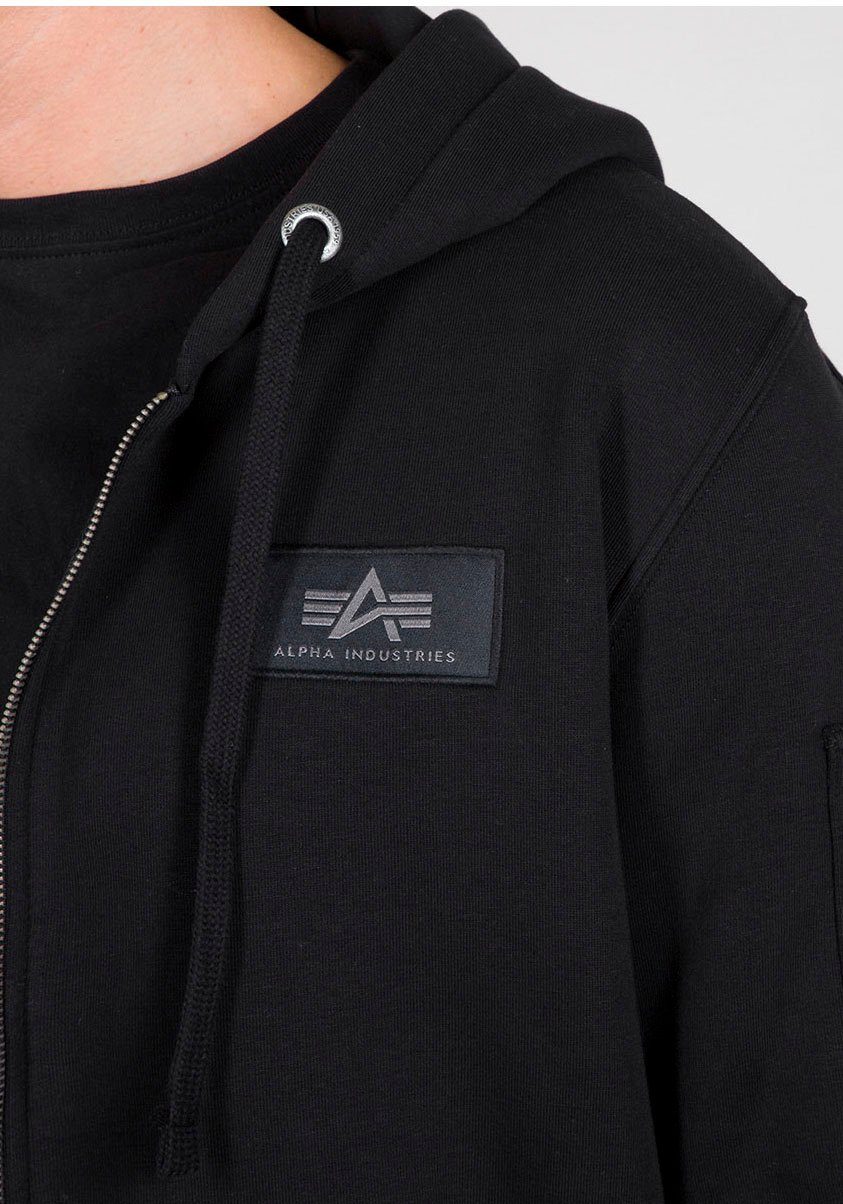 Alpha Industries Capuchonsweatvest Back Print Zip Hoody