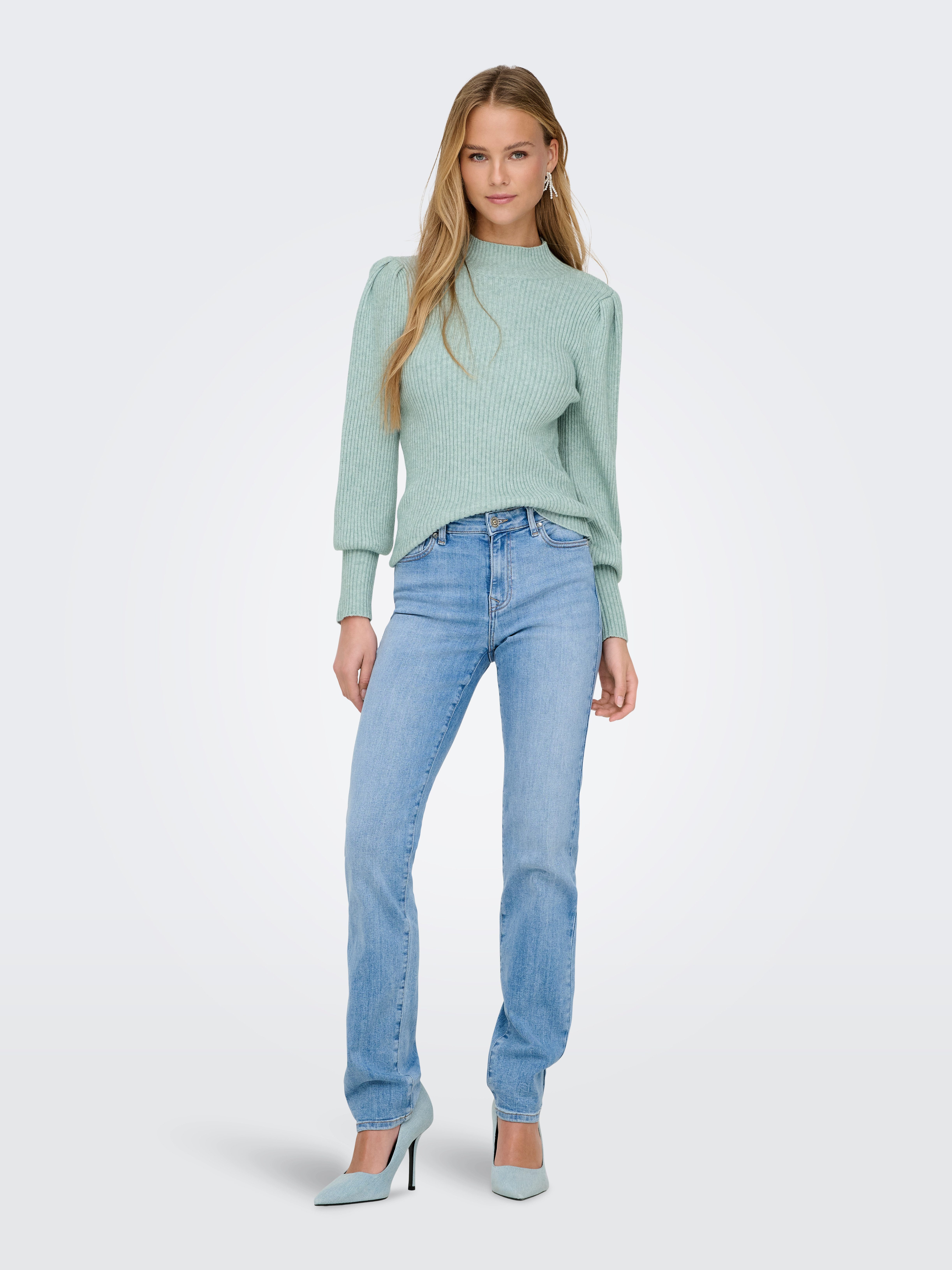 Only Gebreide trui ONLKATIA L/S HIGHNECK PULLOVER KNT NOOS