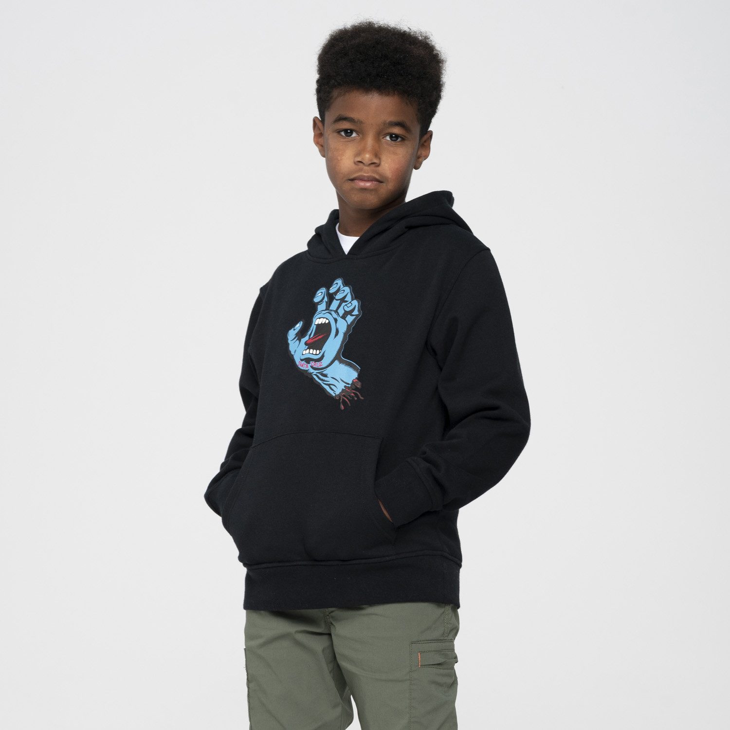 Santa Cruz Hoodie YOUTH SCREAMING HAND HOOD