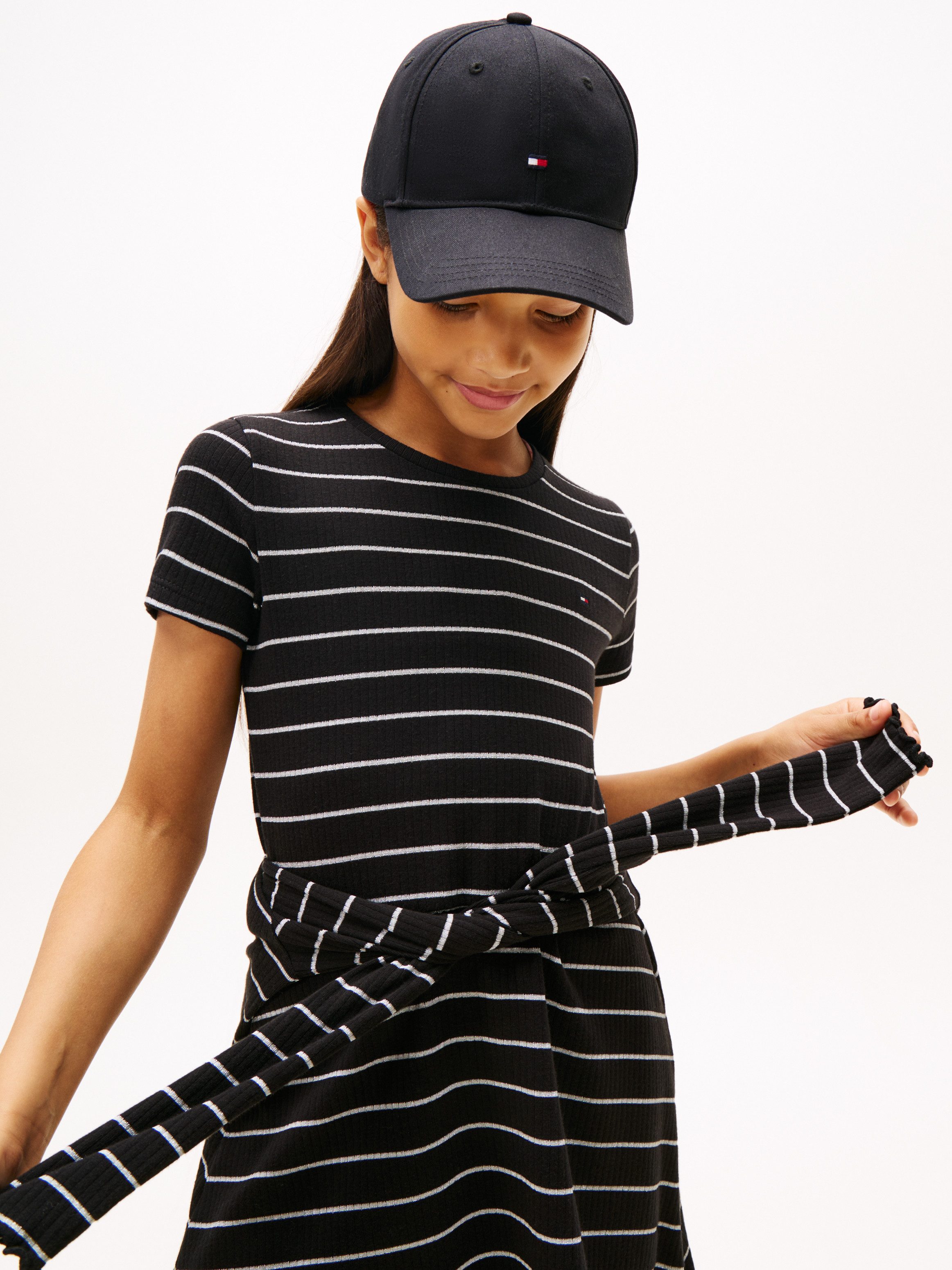 Tommy Hilfiger Skaterjurk LUREX SKATER DRESS S/S