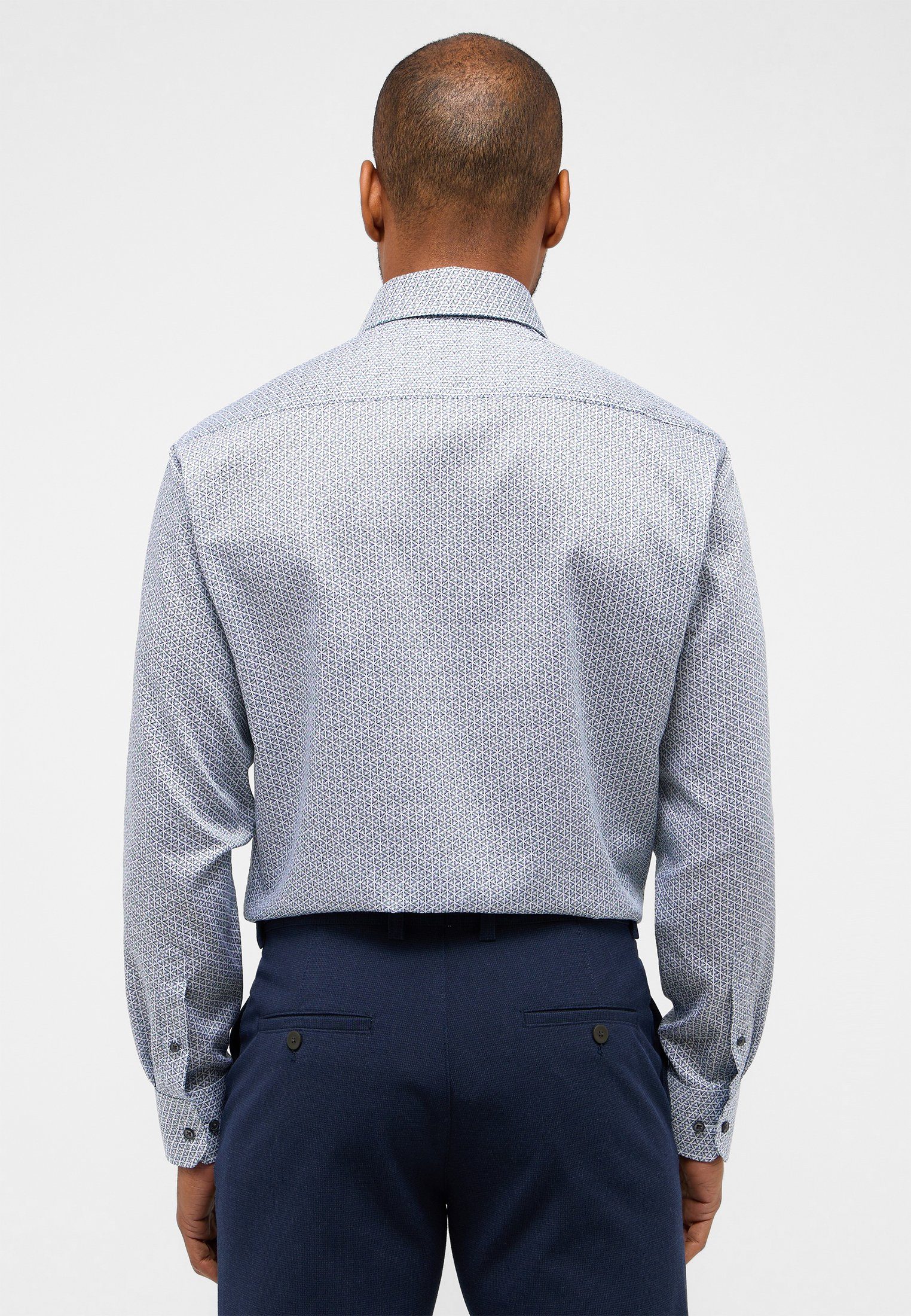 Eterna Overhemd met lange mouwen MODERN FIT NON IRON (strijkvrij)