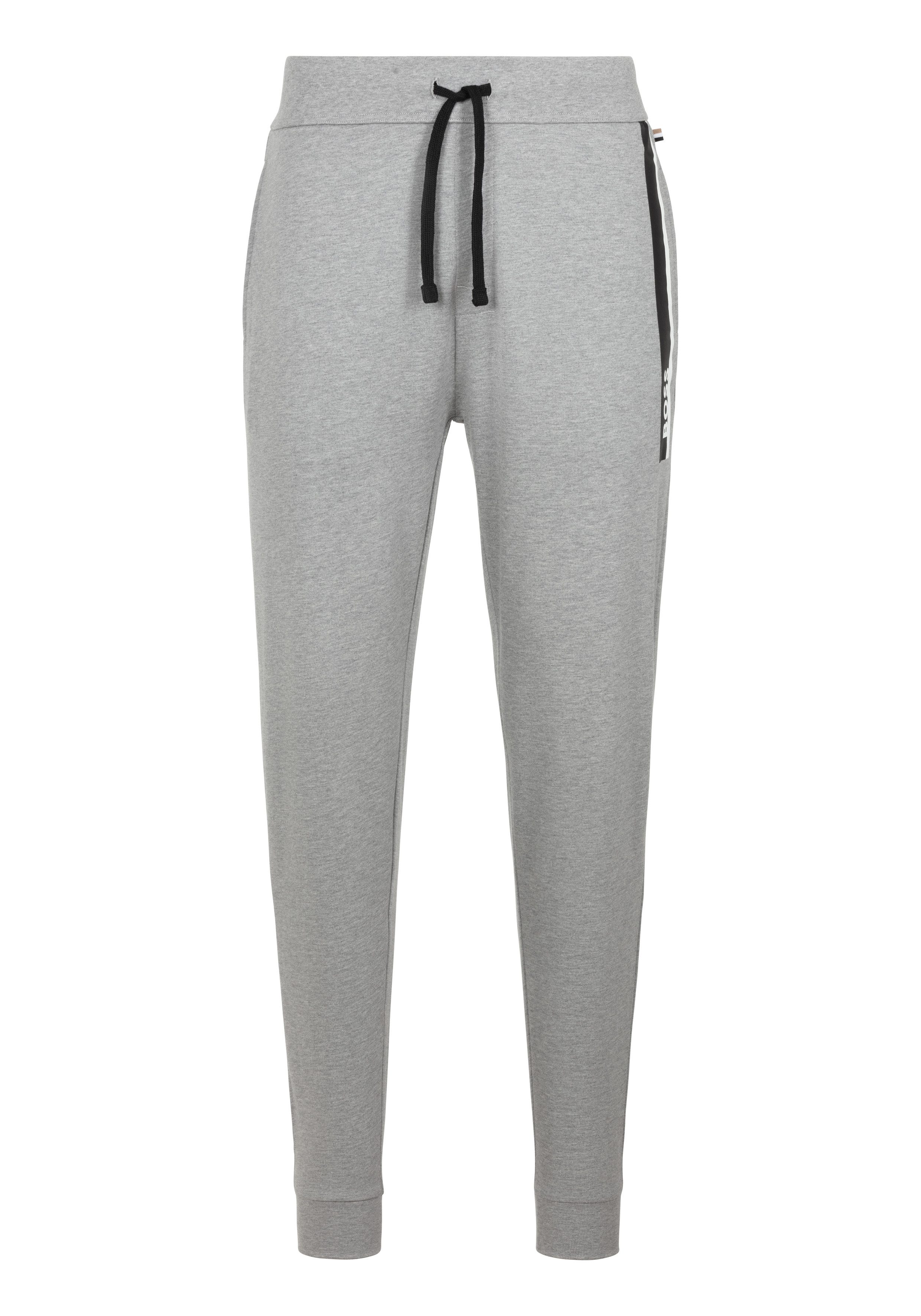 BOSS Sweatbroek Authentic Pan met logo-opschrift opzij