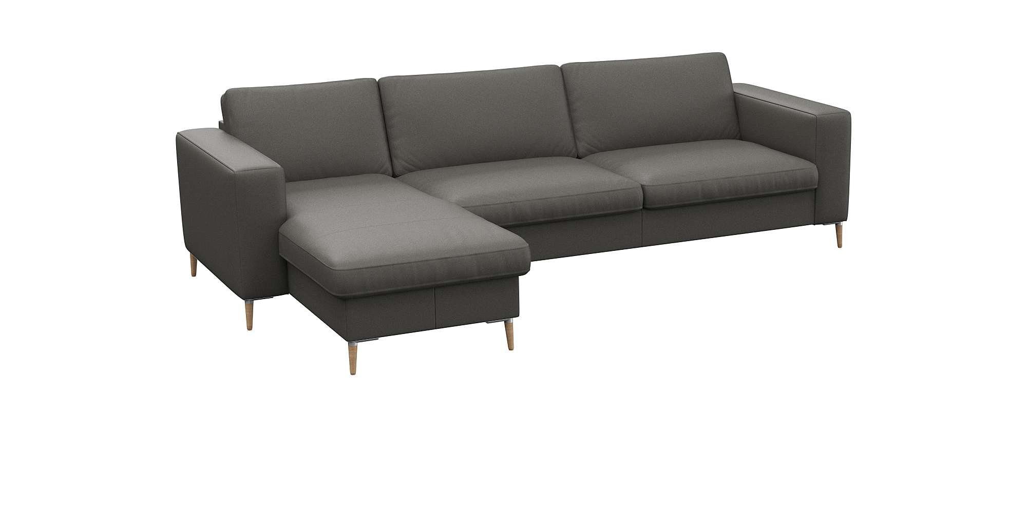FLEXLUX Hoekbank Fiore, zitconstructie met hoogwaardig koudschuim voor meer zitcomfort