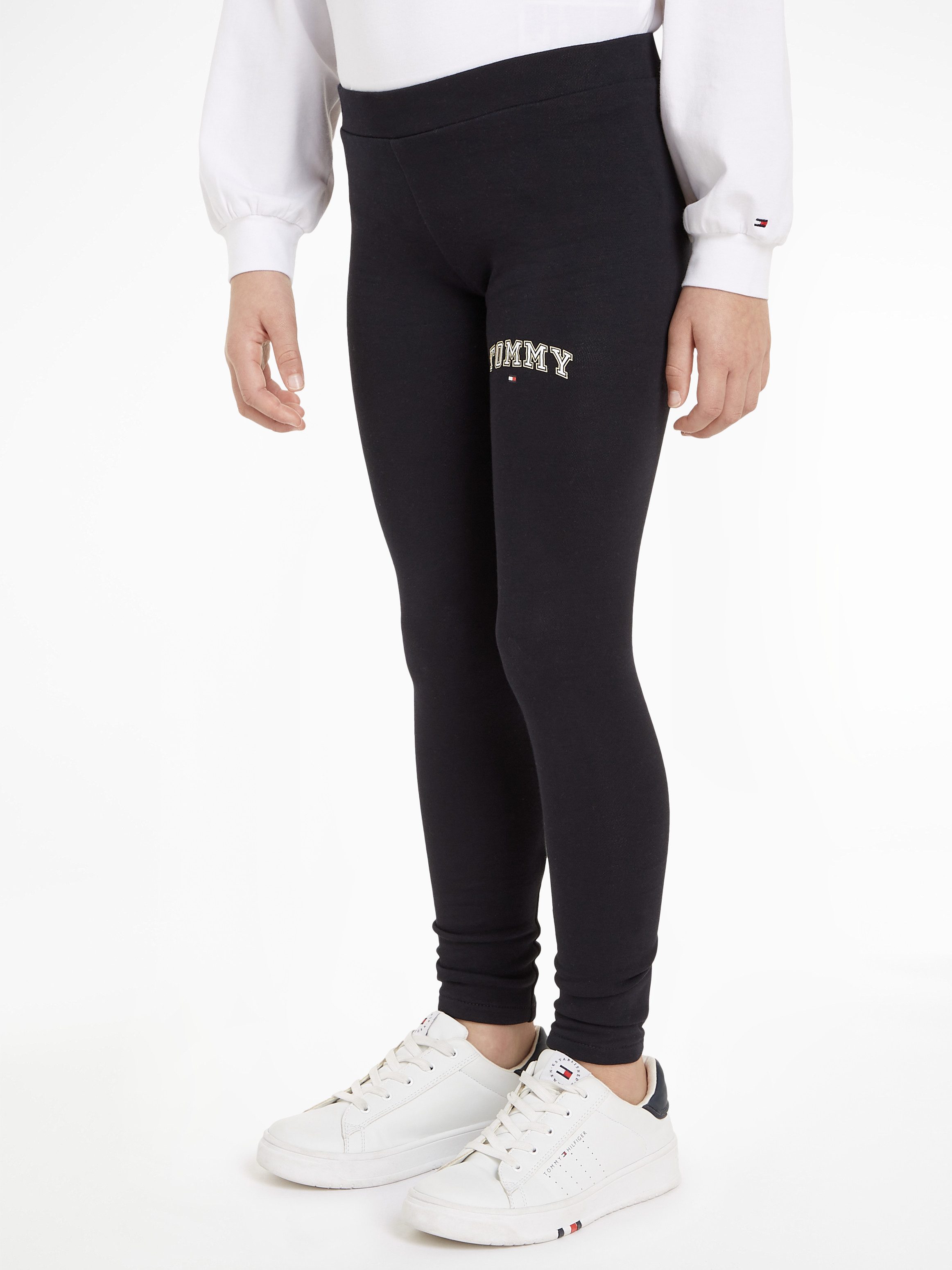 Tommy Hilfiger Legging VARSITY FITTED LEGGING Kinderen tot 16 jaar met logo-opdruk