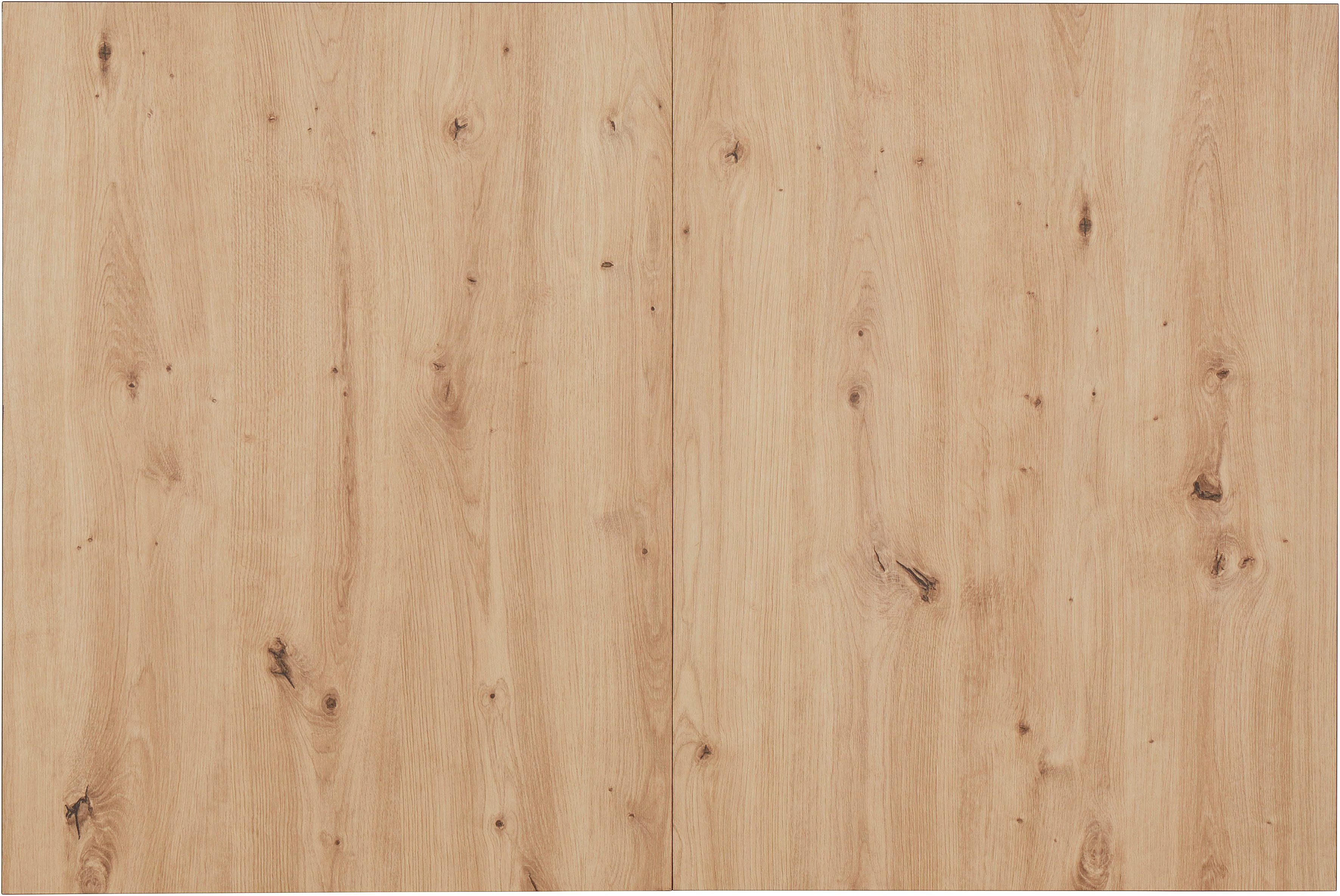 HELA Eettafel Ariana Bestseller, tafel, keukentafel, uitschuiftafel door binnenin geplaatste inlegbladen uittrekbaar 120-160 cm