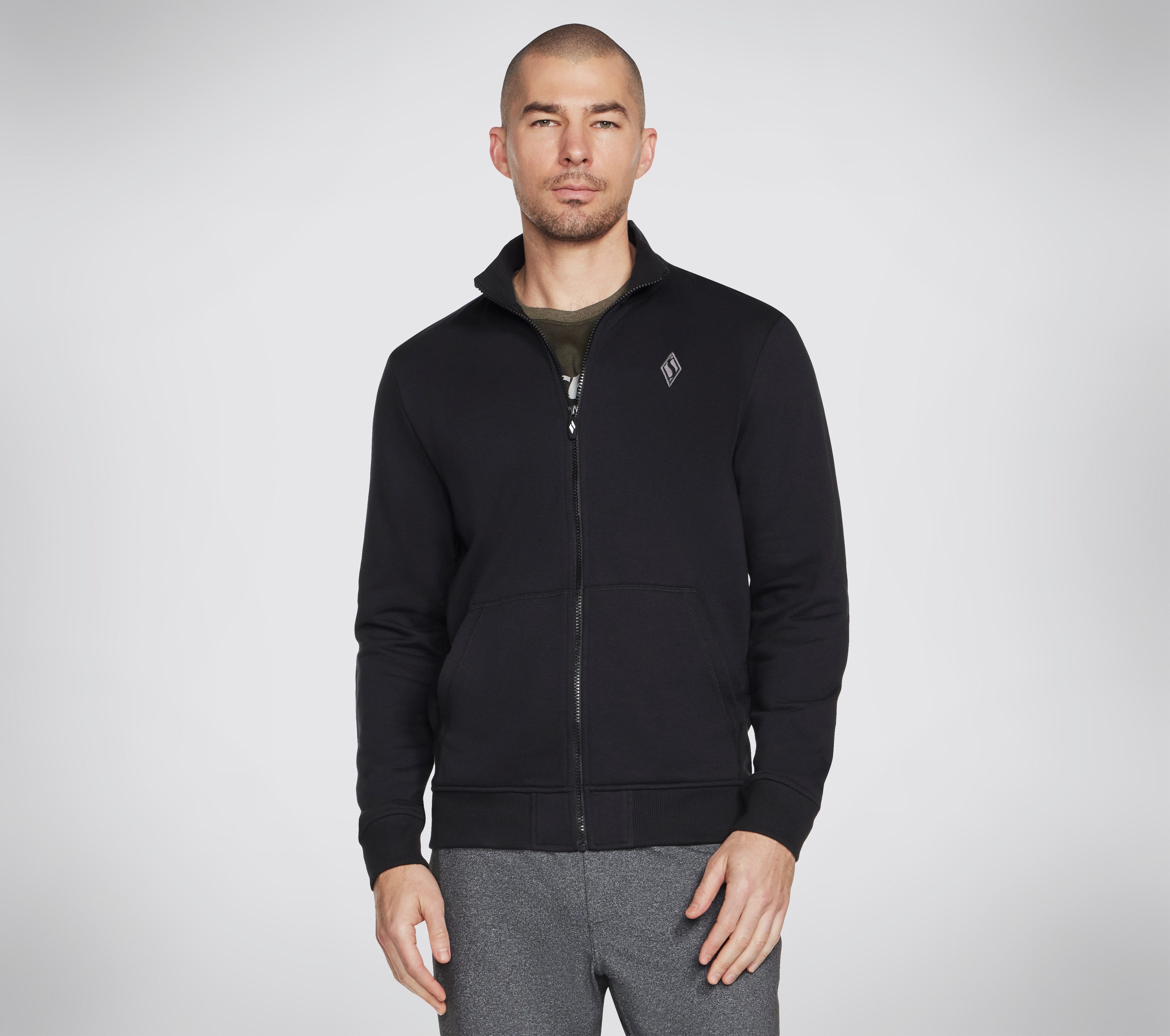 Skechers Capuchonsweatvest THE HOODLESS HOODIE GOWALK EVERYWHE heren sweatvesten maat L zwart