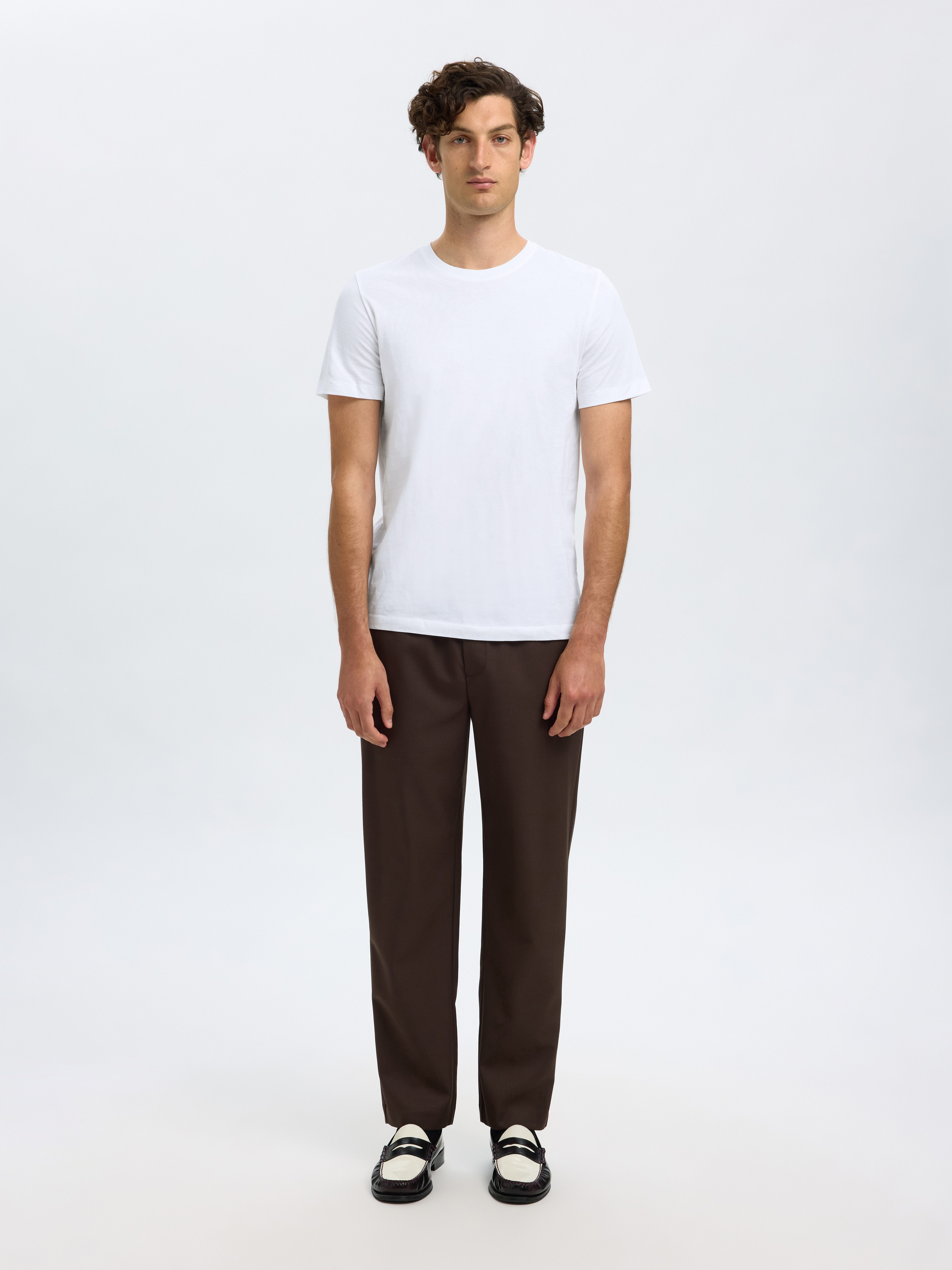 SELECTED HOMME Shirt met ronde hals SLHCORMAC SS O-NECK TEE 5 PACK NOOS (set, 5-delig)