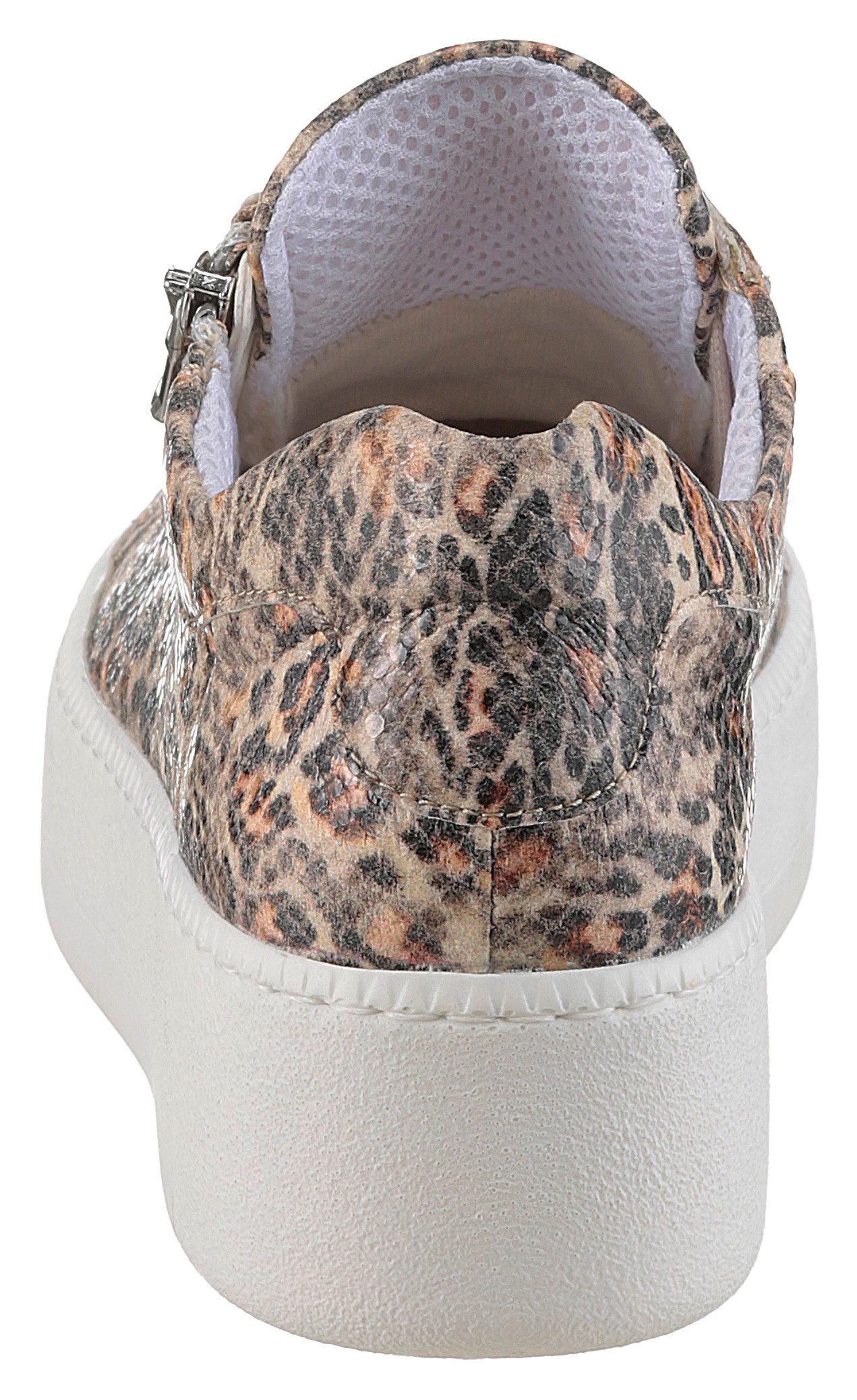 Waldläufer Plateausneakers H-NICKY , vrijetijdsschoen, lage schoen, veterschoen met zijrits