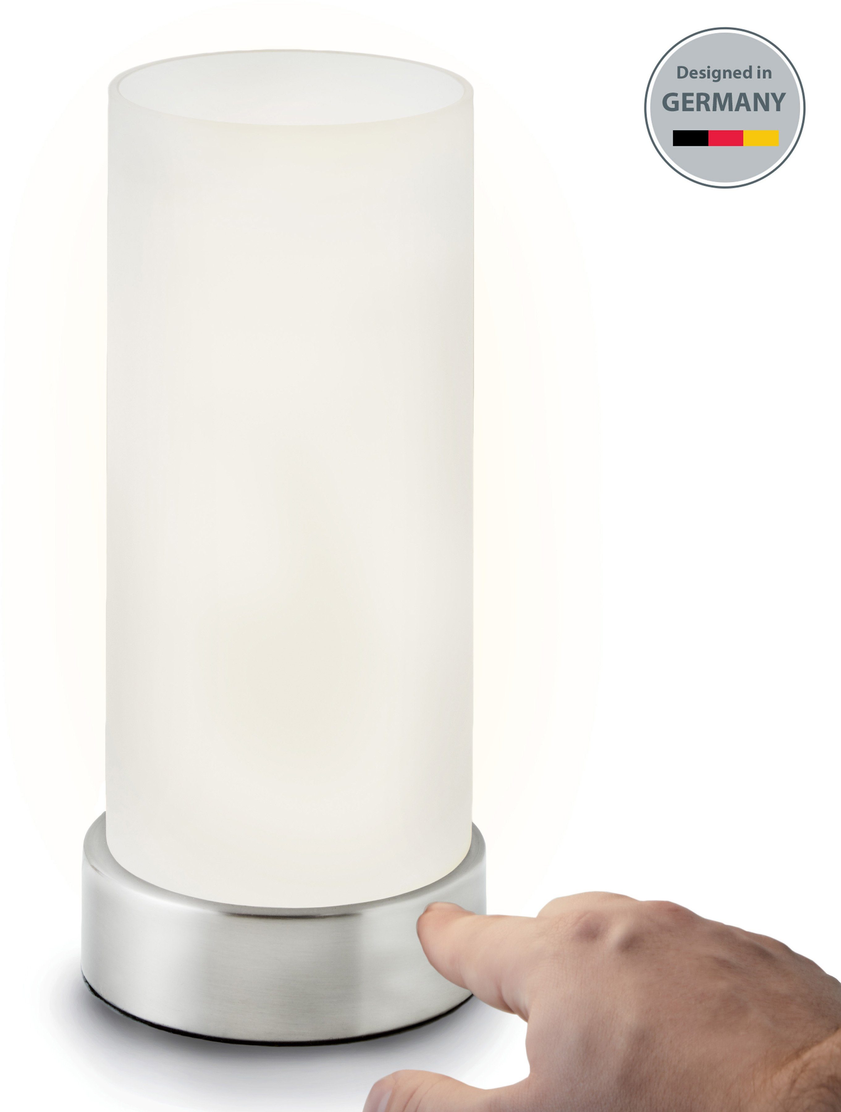 B.K.Licht Tafellamp ISA LED tafellamp, aanraaksensor, dimbaar, touch dimmer nachttafellamp