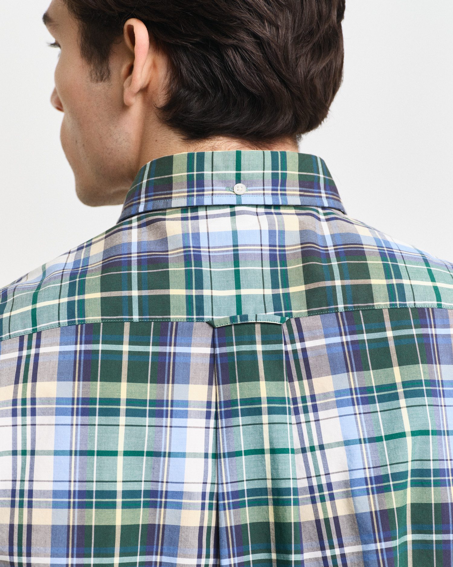 Gant Geruit overhemd REG POPLIN TARTAN CHECK SHIRT Regular fit popeline overhemd met tartan-ruitpatroon